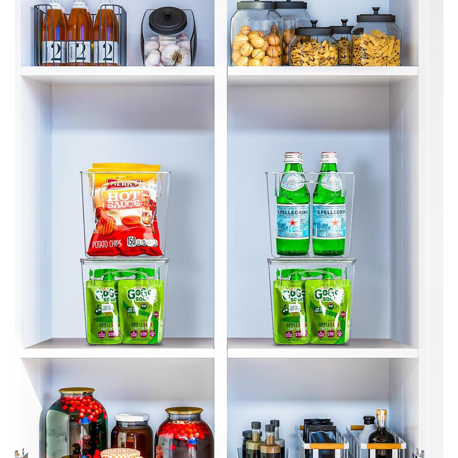 Cajas de Almacenamiento Pequeñas Sorbus - 2 Paquete Transparentes