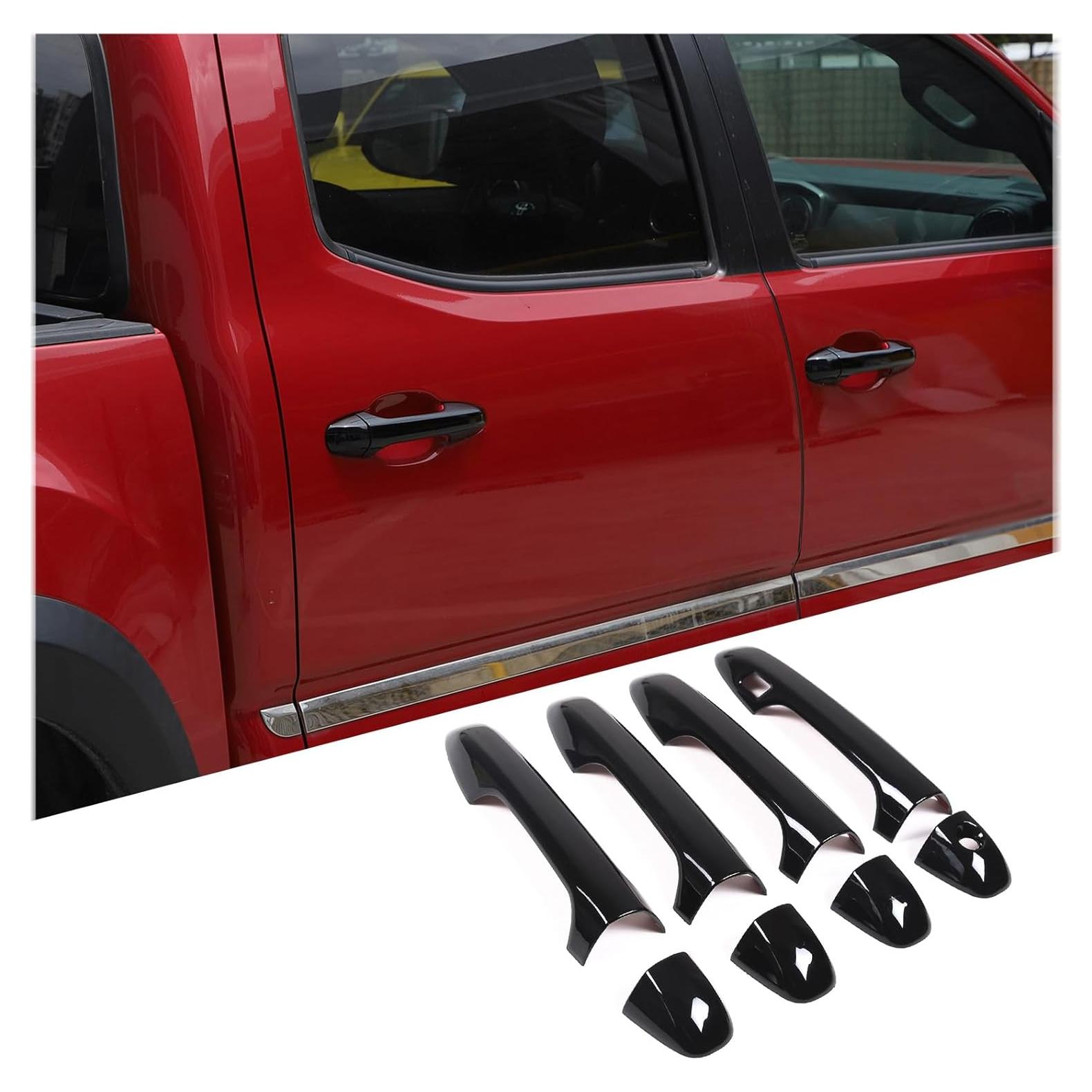 Cubierta Mango Puerta Toyota Tacoma 2015-2022 LLKUANG ABS Negro