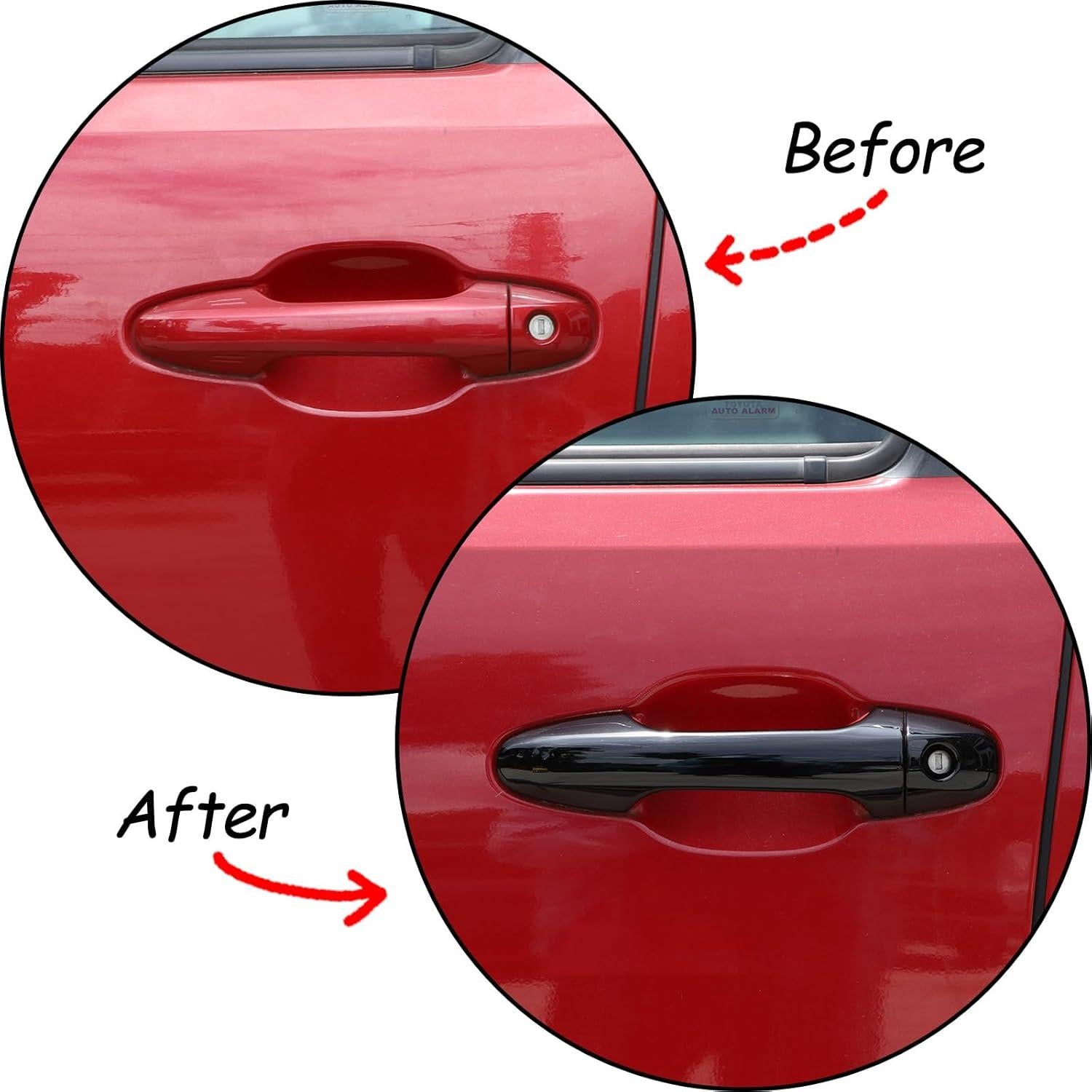 Cubierta Mango Puerta Toyota Tacoma 2015-2022 LLKUANG ABS Negro