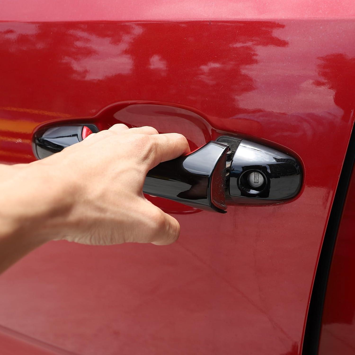 Cubierta Mango Puerta Toyota Tacoma 2015-2022 LLKUANG ABS Negro