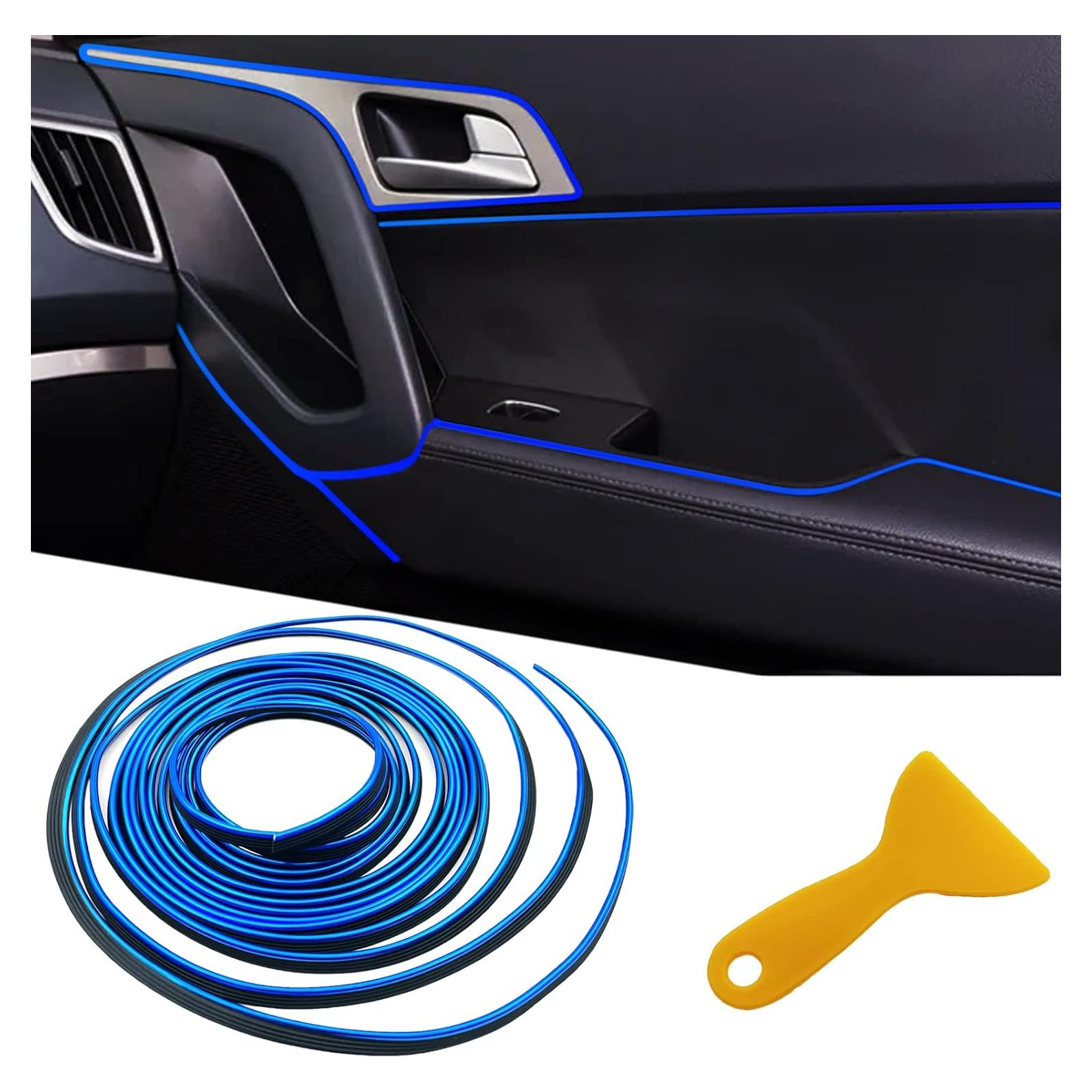 Tiras de Acabado Interior de Coche OSIFIT 3m Azul Universal