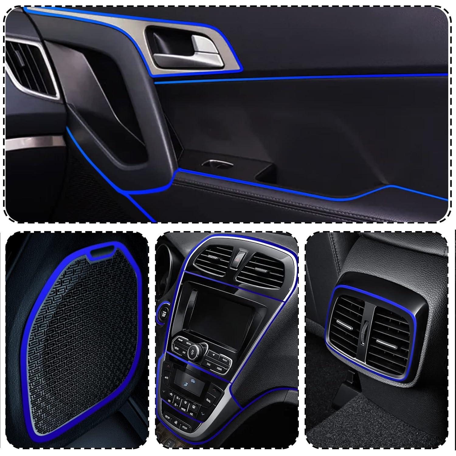 Tiras de Acabado Interior de Coche OSIFIT 3m Azul Universal