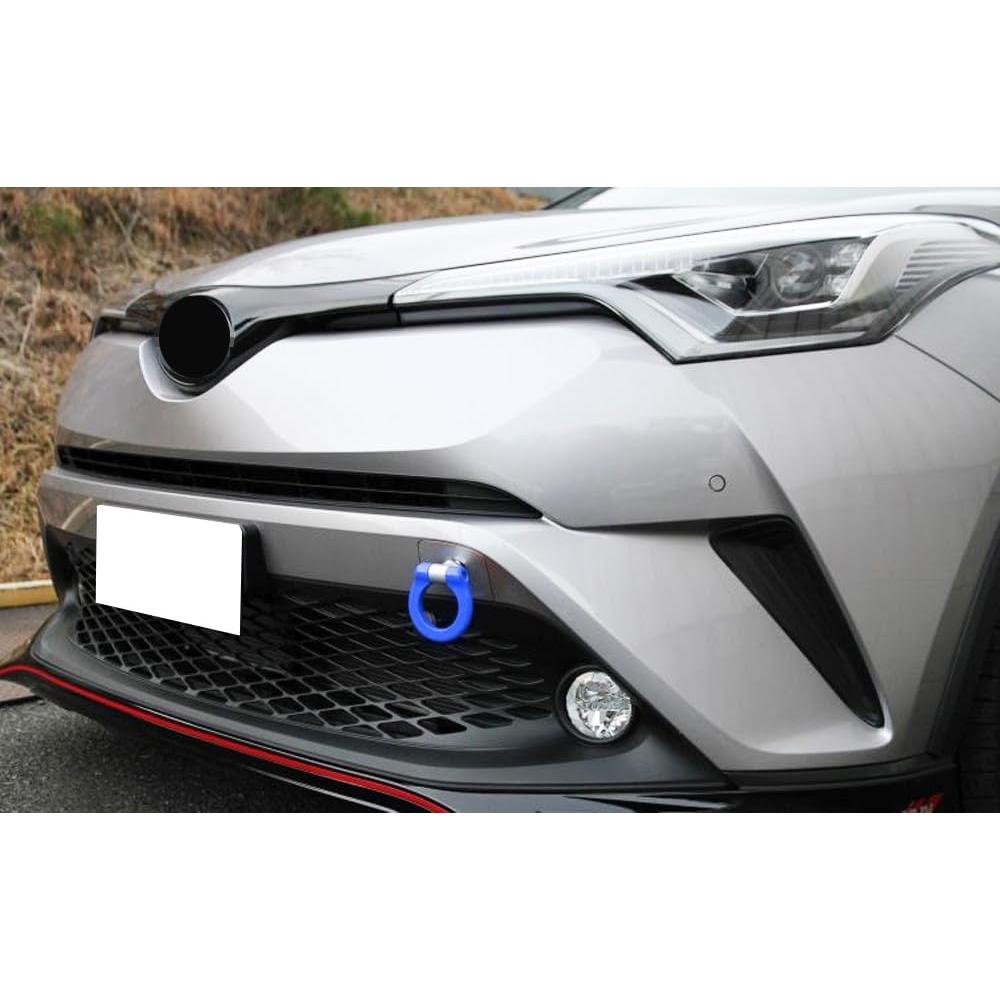 Anilla de Remolque Azul iJDMTOY para Toyota C-HR y Corolla
