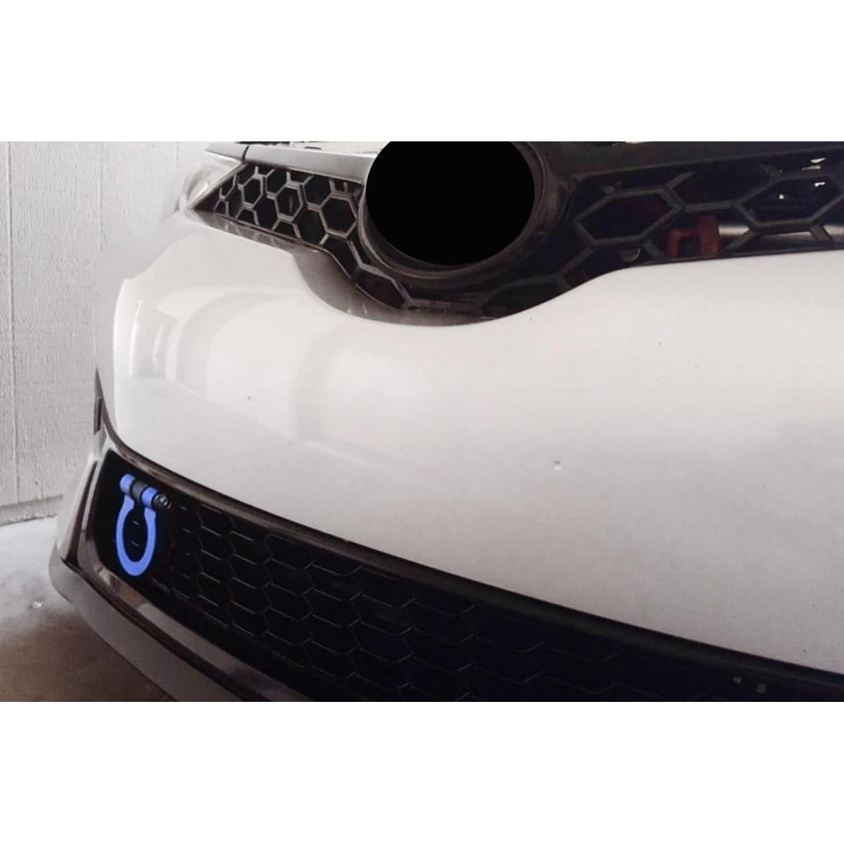Anilla de Remolque Azul iJDMTOY para Toyota C-HR y Corolla