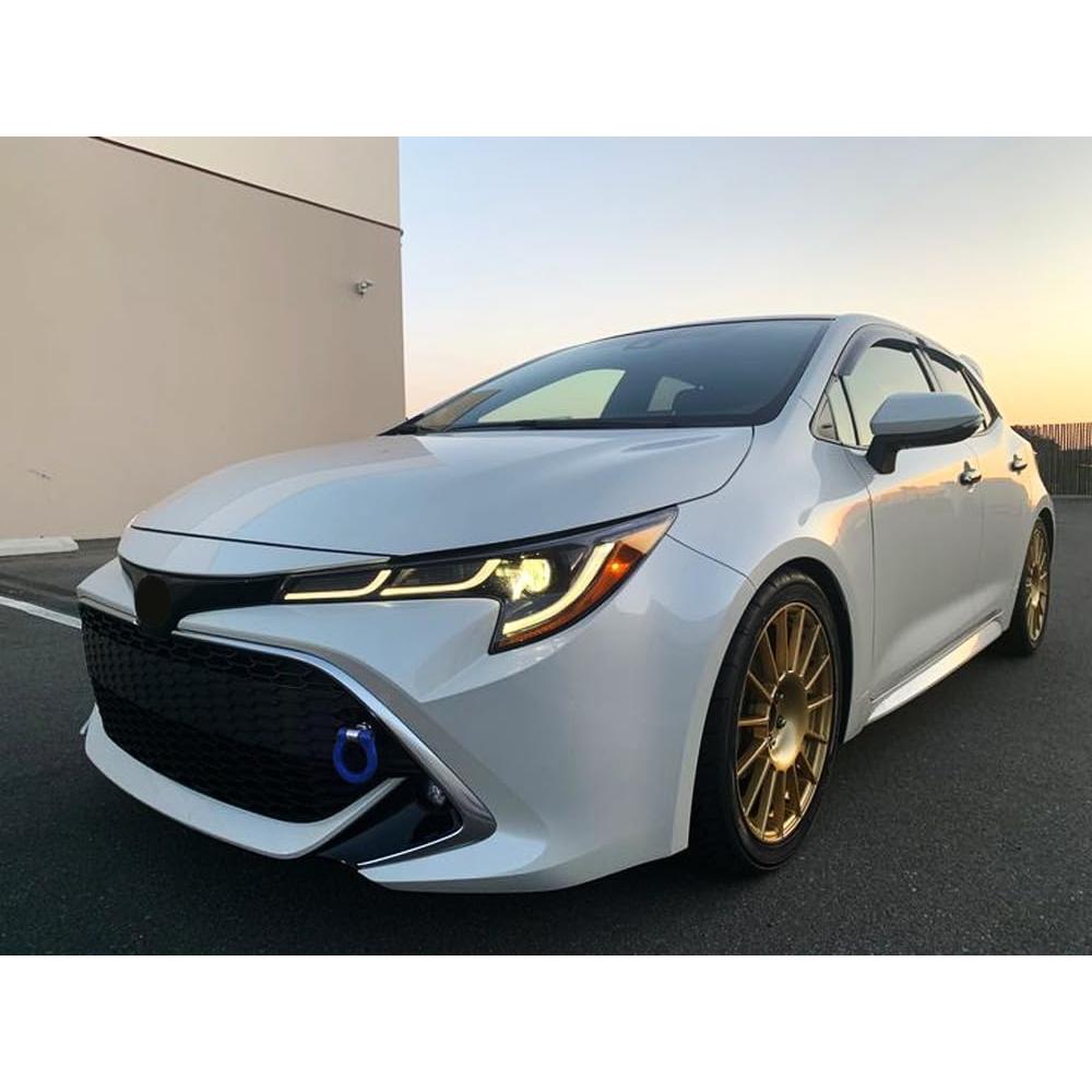 Anilla de Remolque Azul iJDMTOY para Toyota C-HR y Corolla