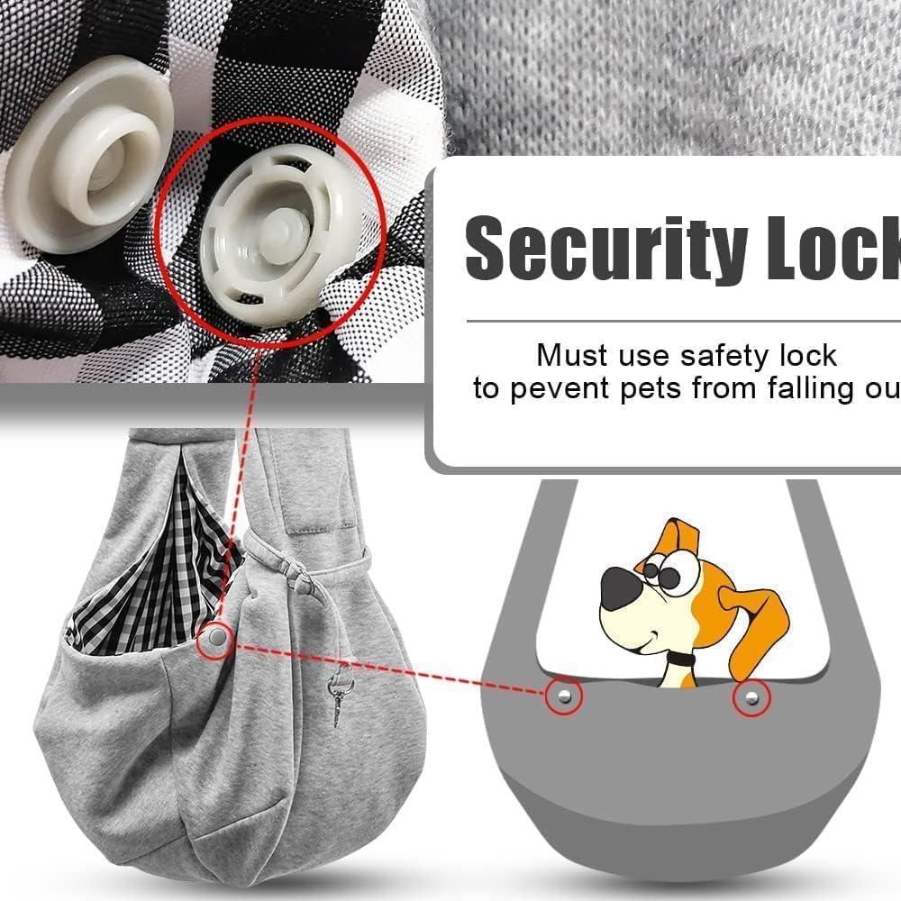 Transportín para Perros Pequeños TOMKAS - Gris - 1,36-4,54 kg