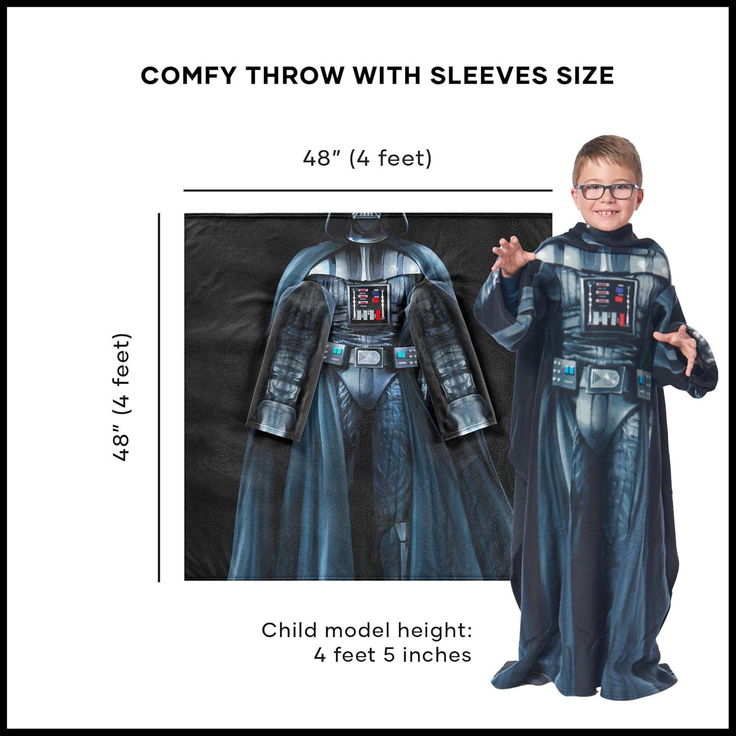 Manta Comfy Northwest Juvenil Darth Vader 121.92x121.92 cm