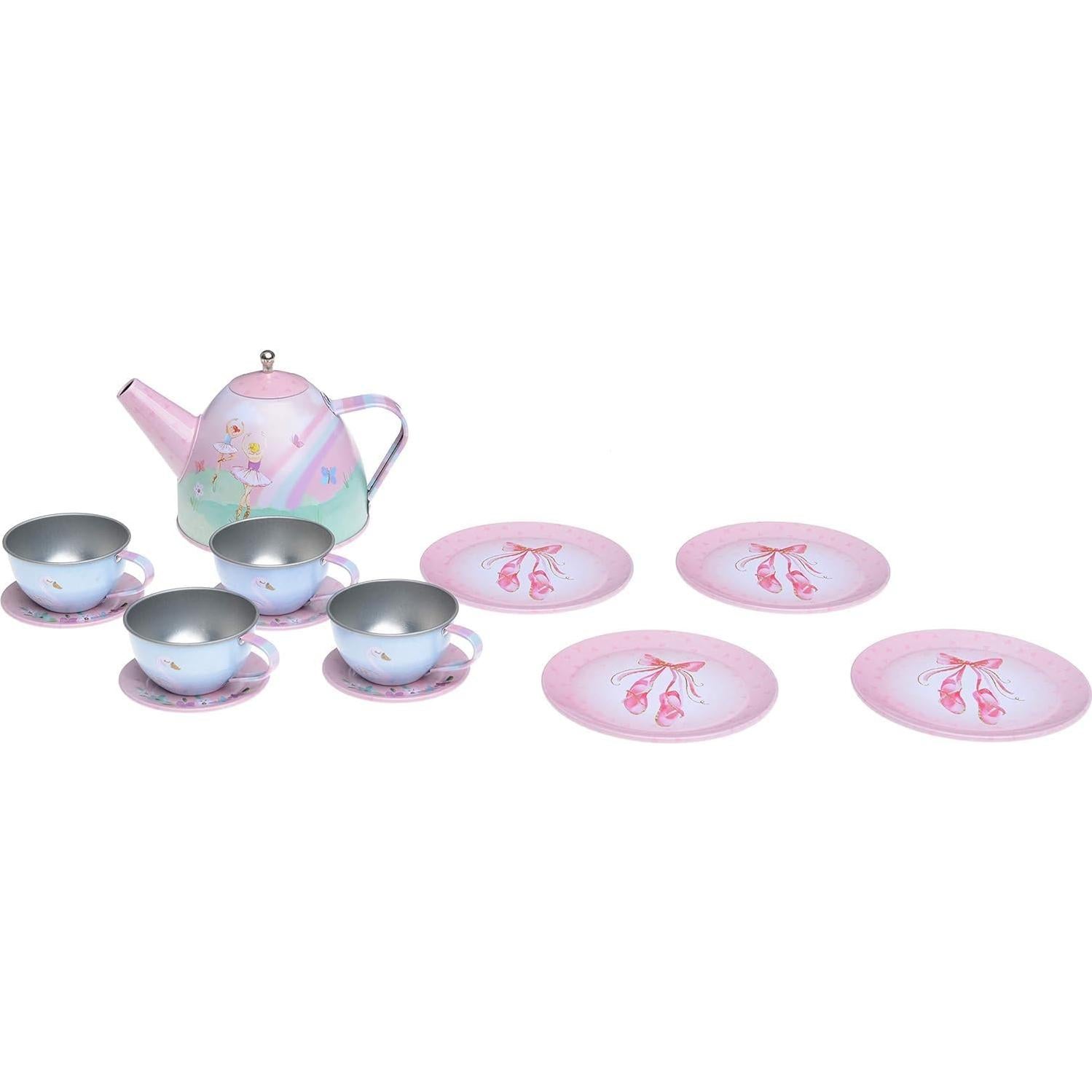 Juego de té Jewelkeeper Bailarina 15 Piezas con Estuche