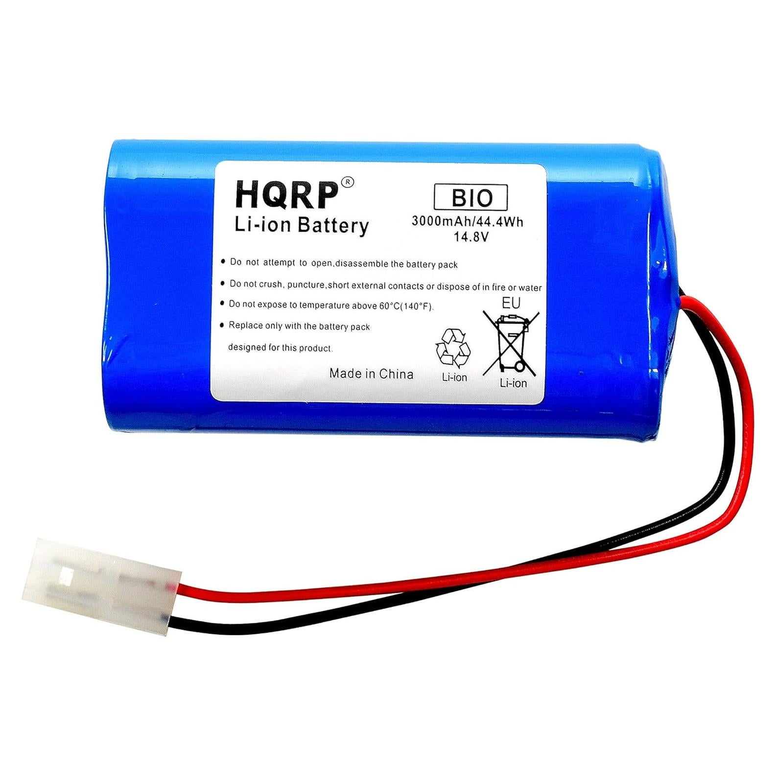 Batería HQRP 14.8V 3000mAh para BOBSWEEP Aspiradora