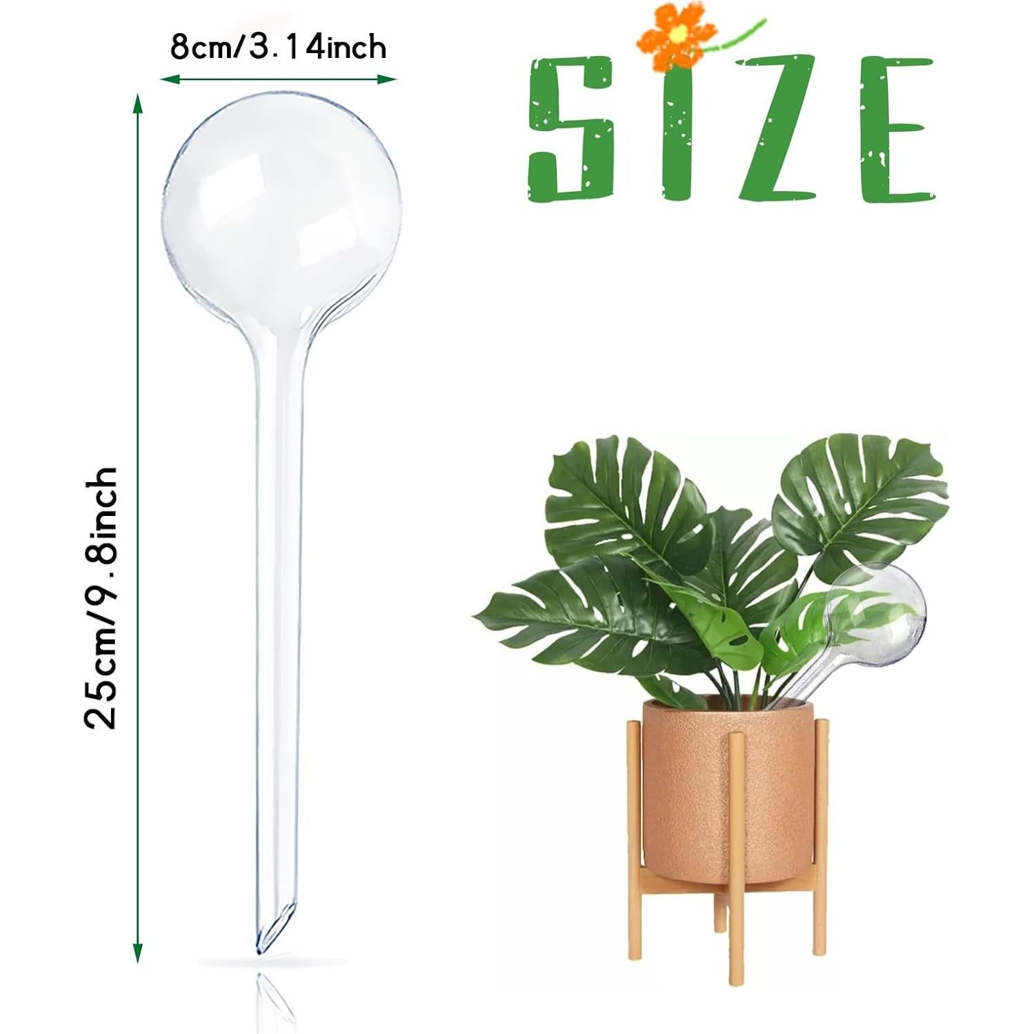 12 Bombillas de Riego Automático Pynqdfu Transparentes