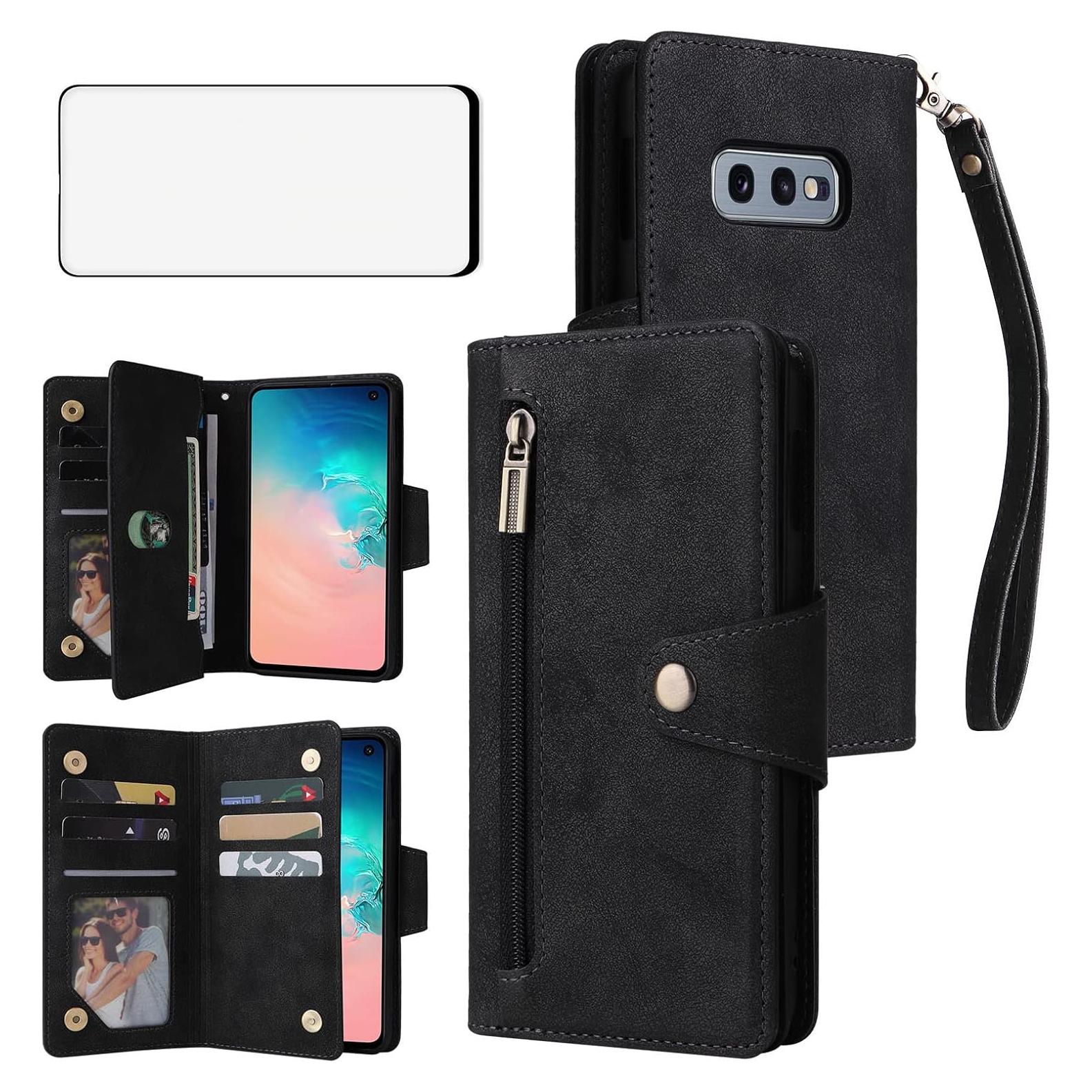 Funda Asuwish para Samsung Galaxy S10e con tapa y soporte
