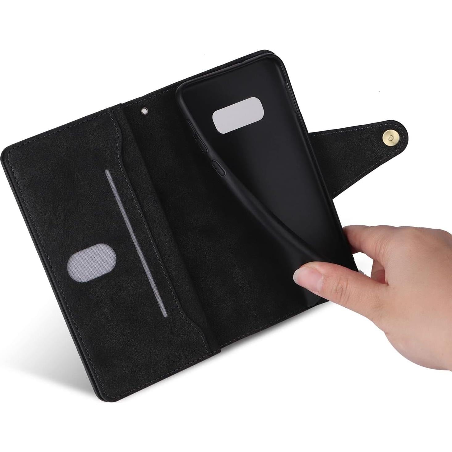 Funda Asuwish para Samsung Galaxy S10e con tapa y soporte