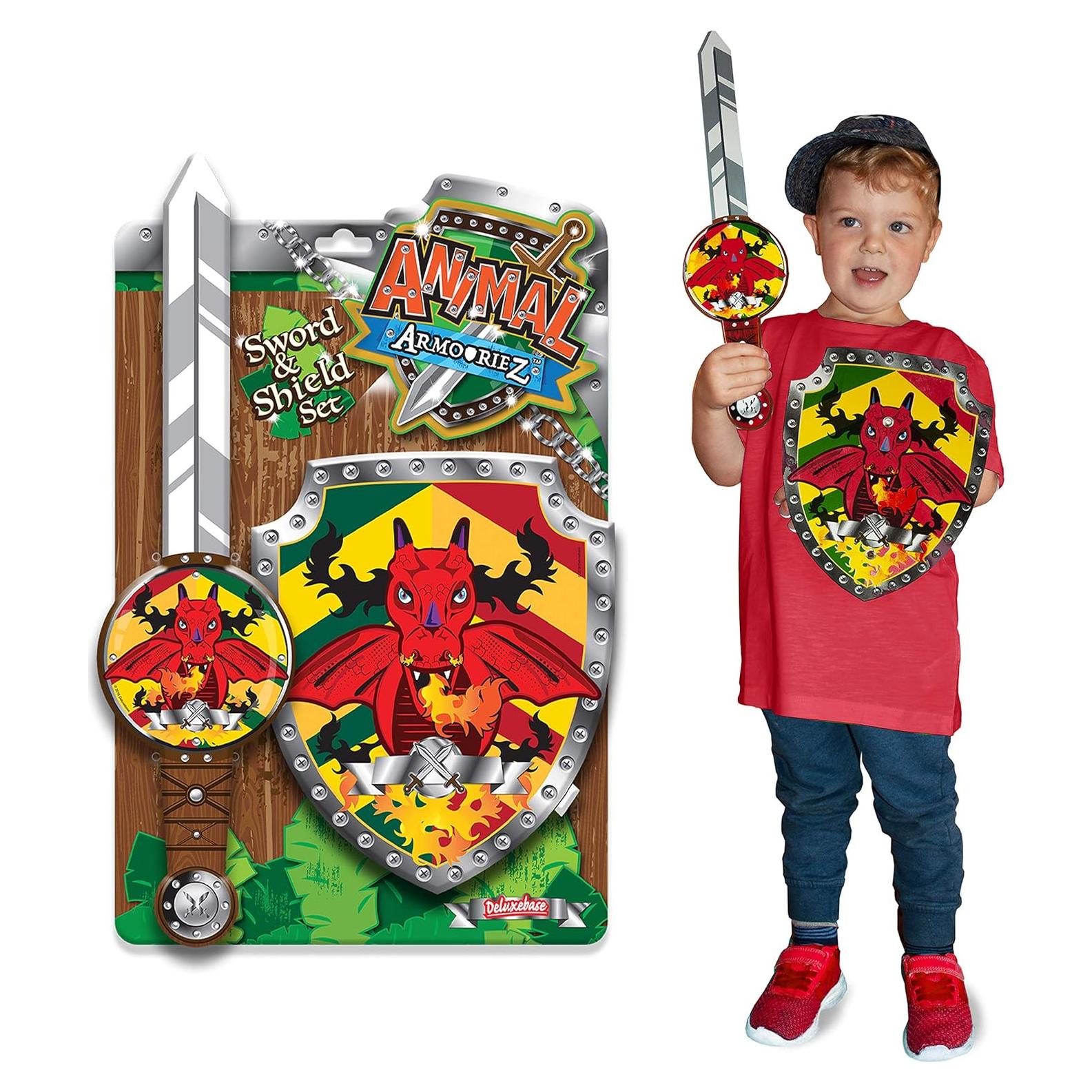 Conjunto de Disfraz Dragón Deluxebase con Espada y Escudo