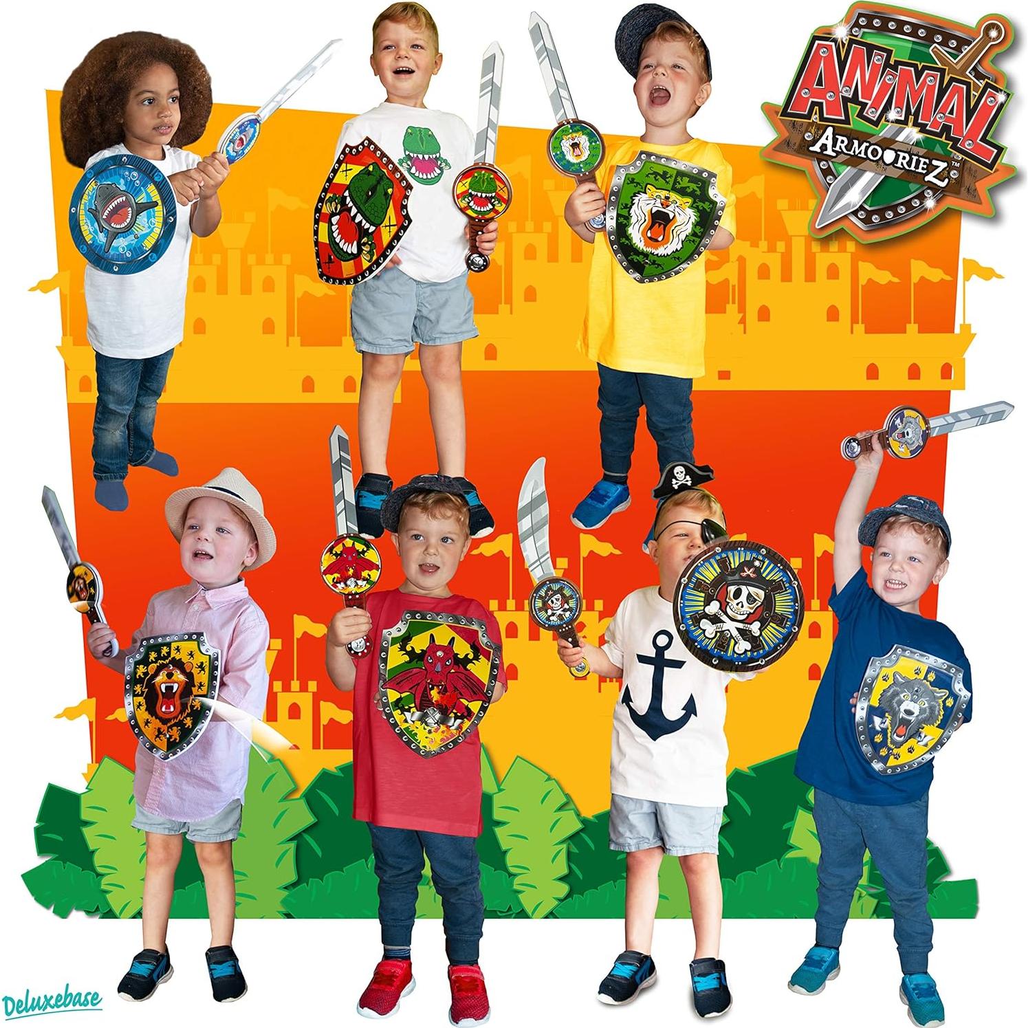 Conjunto de Disfraz Dragón Deluxebase con Espada y Escudo