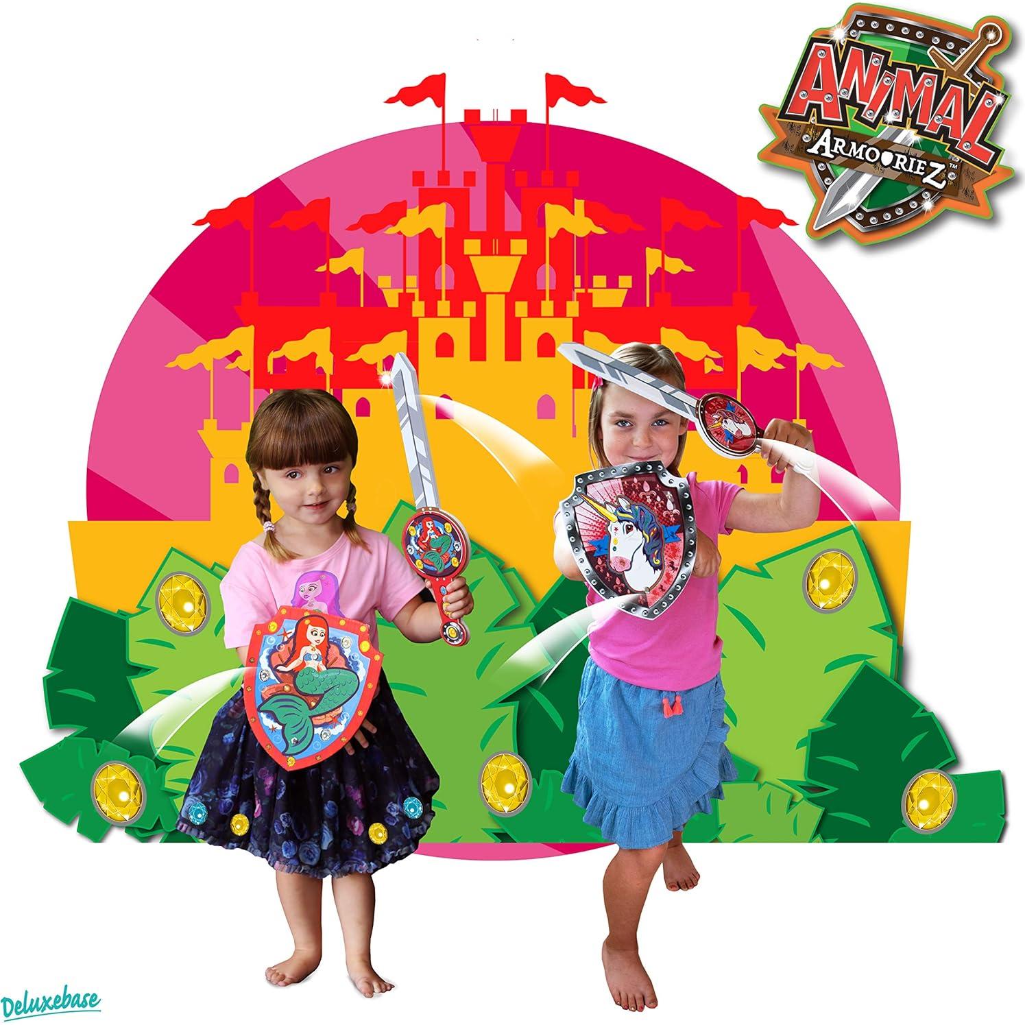 Conjunto de Disfraz Dragón Deluxebase con Espada y Escudo