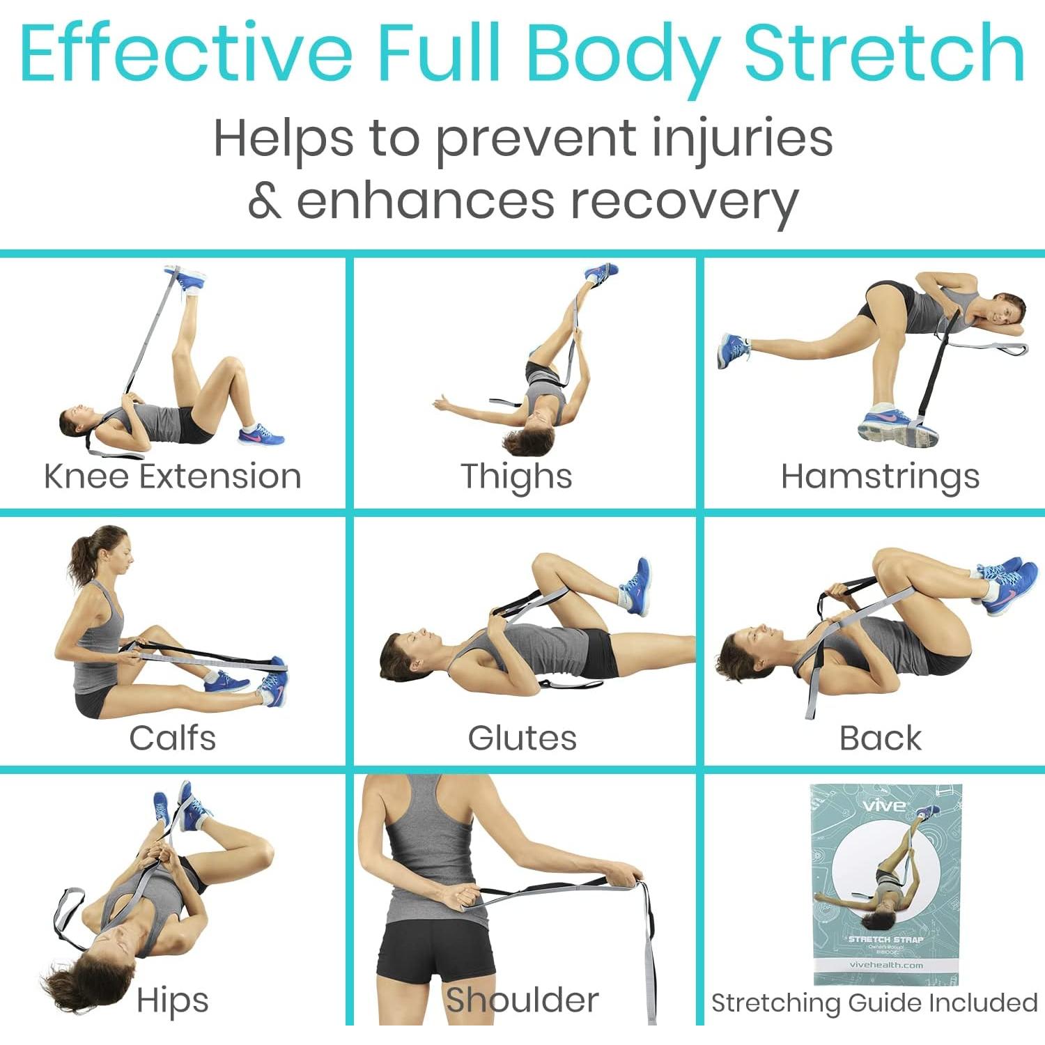 Banda de Estiramiento Vive 190.5 cm para Flexibilidad y Yoga