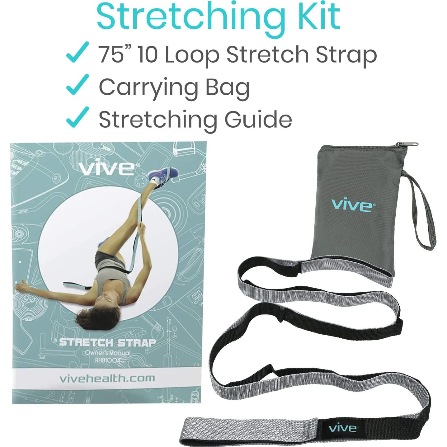 Banda de Estiramiento Vive 190.5 cm para Flexibilidad y Yoga