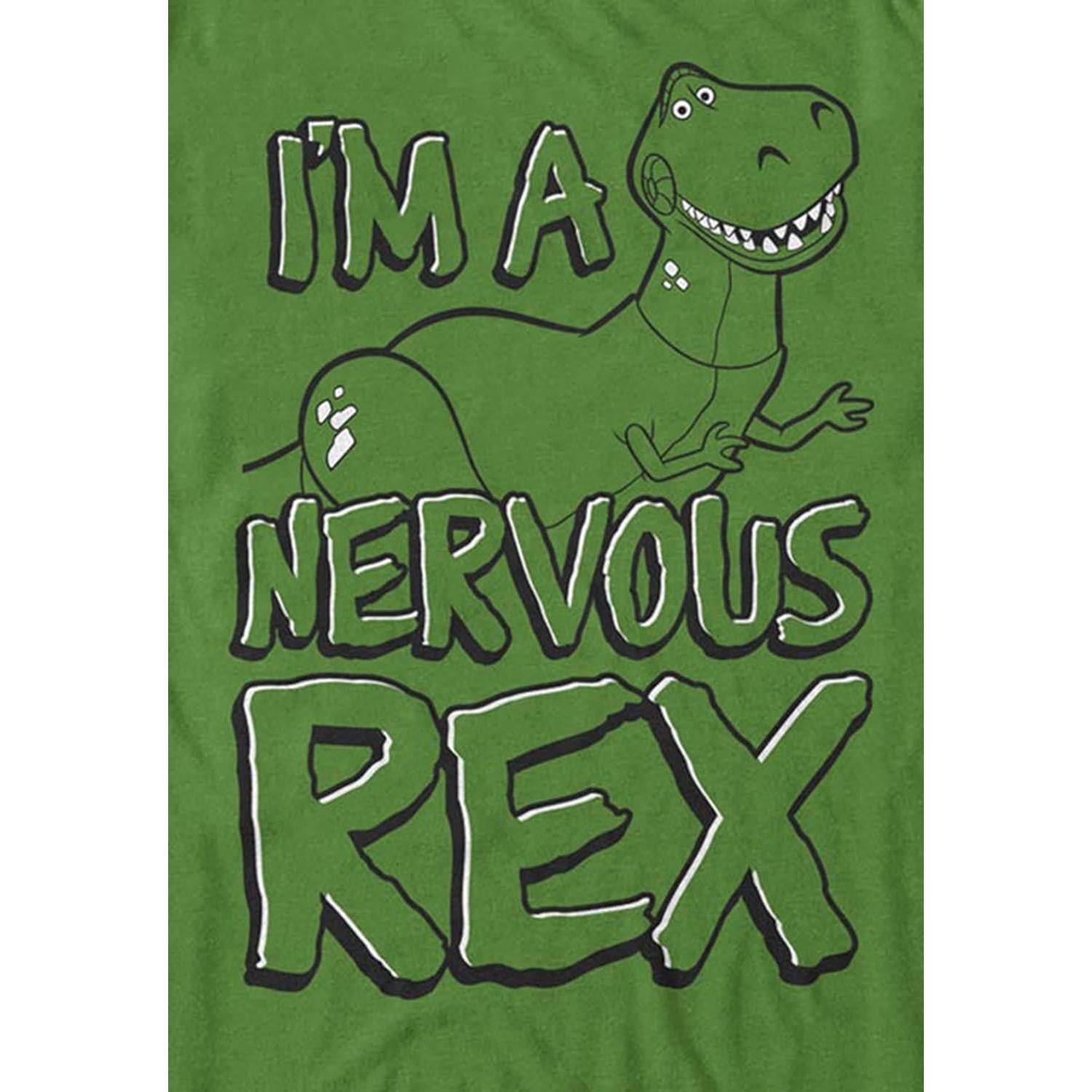 Camiseta Gráfica para Hombre Disney Toy Story Nervioso Rex