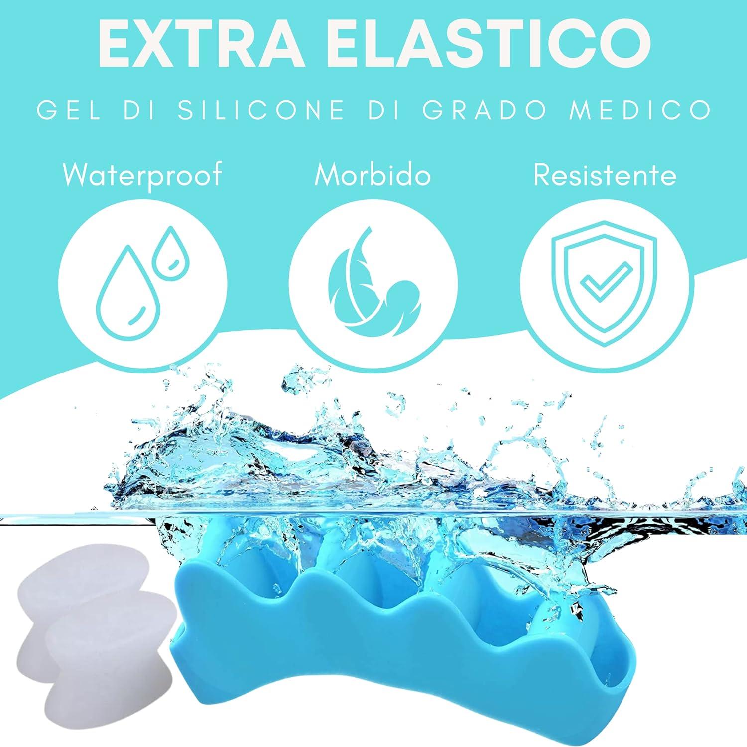 Separadores de Dedos de Silicona Grado Médico BACK TO ROOTZ - Juego de 4