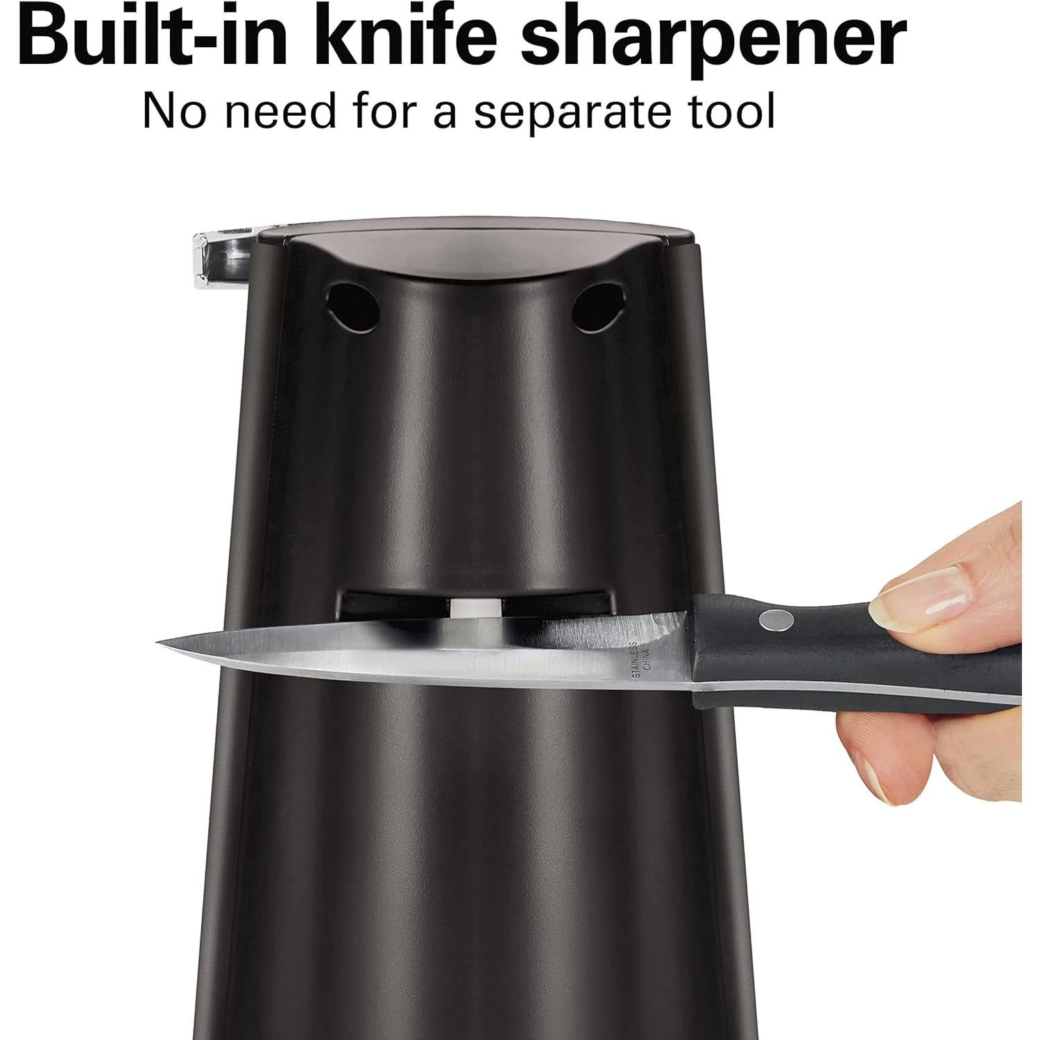 Abrelatas Eléctrico Automático Hamilton Beach 76702 Negro