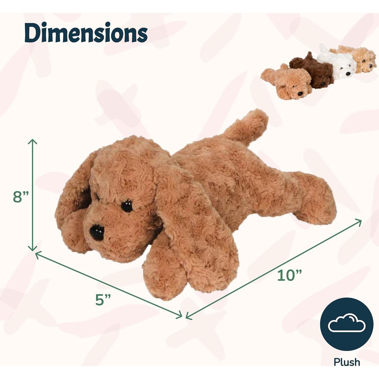 PixieCrush Peluche Labradoodle con 4 Cachorros 12,7cm