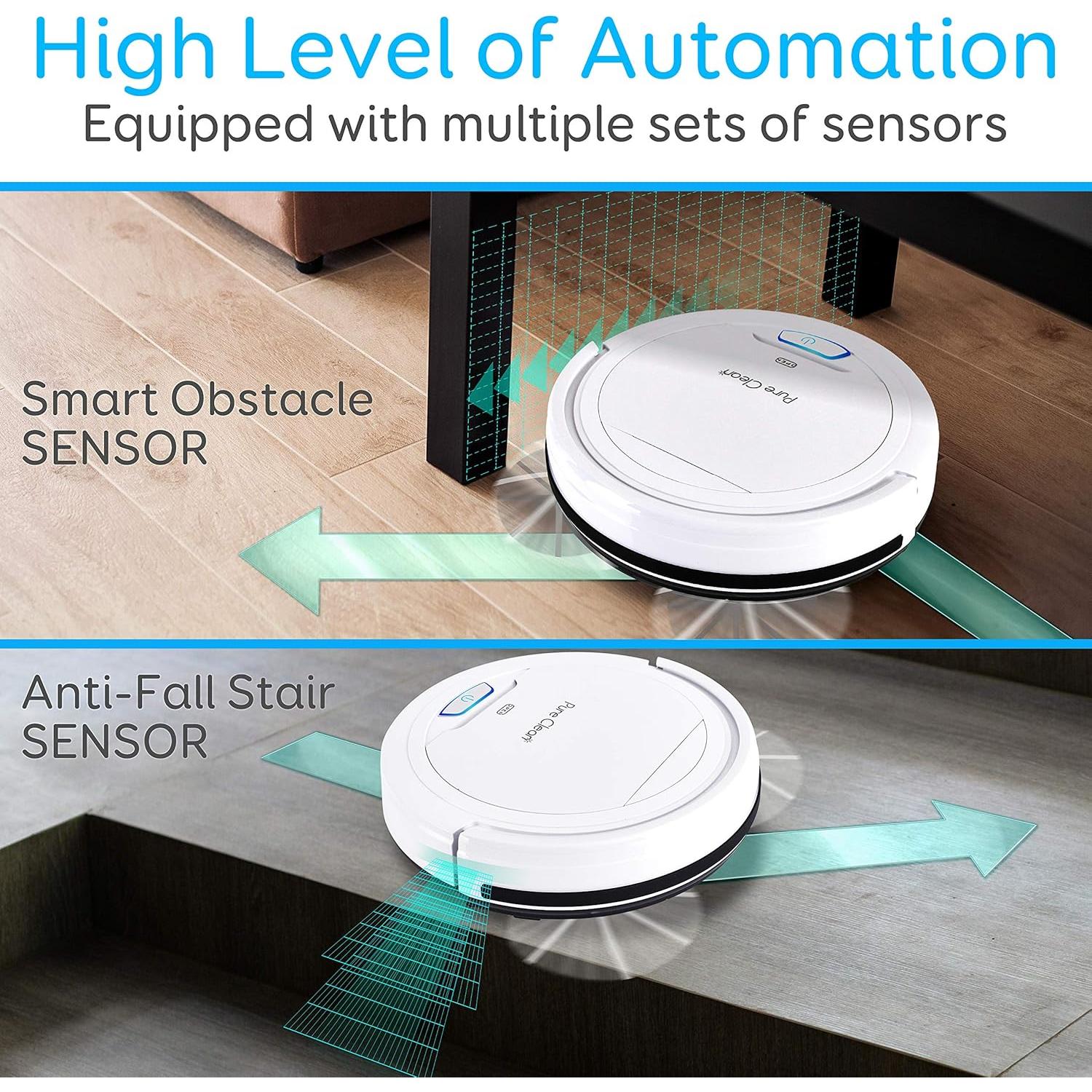 Aspiradora Robot SereneLife PUCRC25 - Batería Litio 90 Min