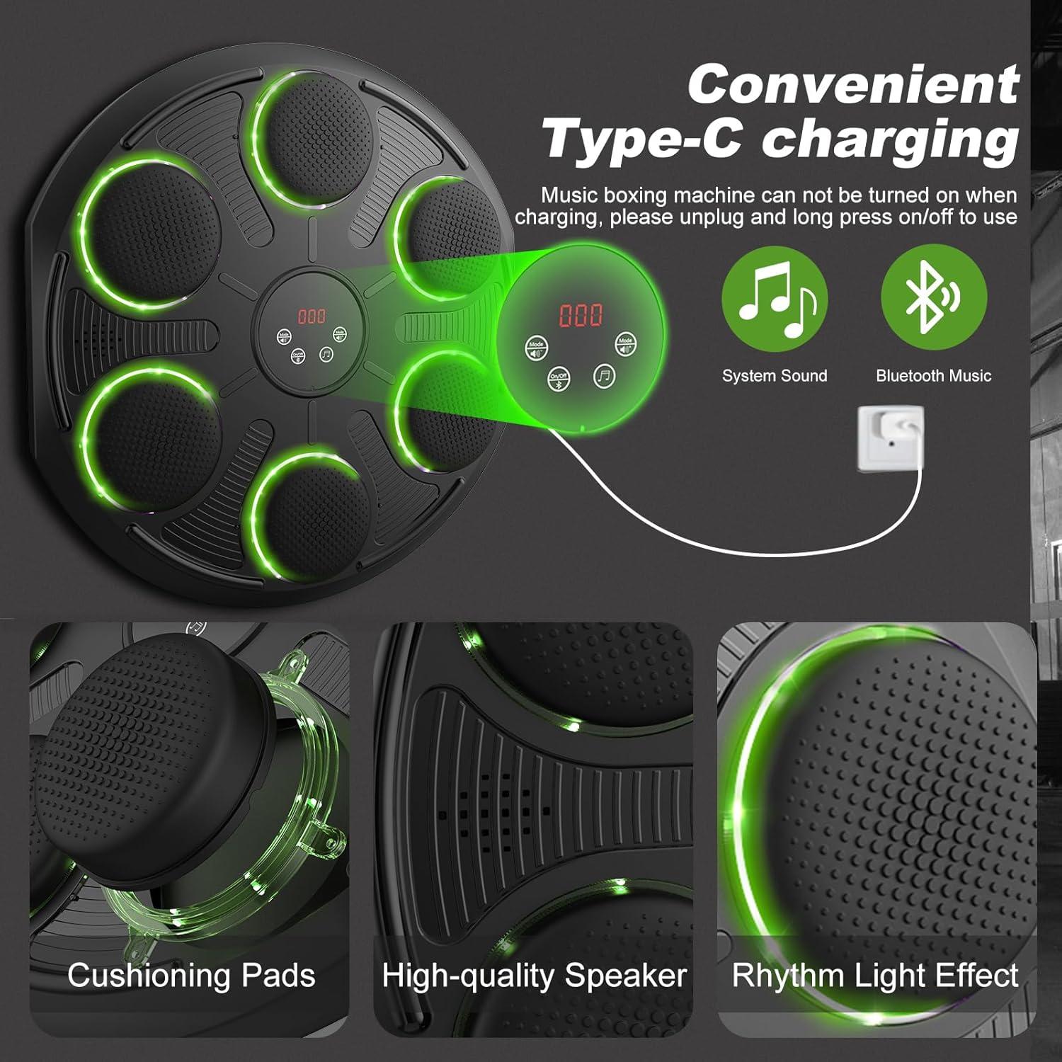 Máquina de Boxeo Musical Hlthair HJ-018 para Adultos y Niños