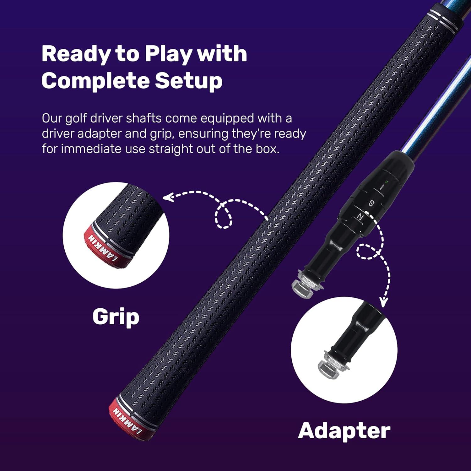 Eje de Driver de Golf NEWTON Motion Fibra de Carbono 0.23 kg