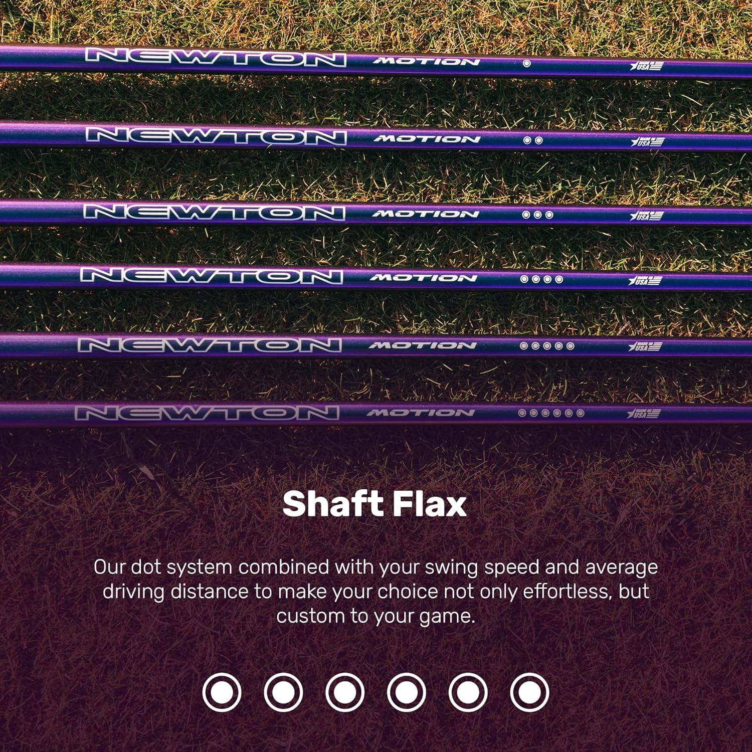 Eje de Driver de Golf NEWTON Motion Fibra de Carbono 0.23 kg