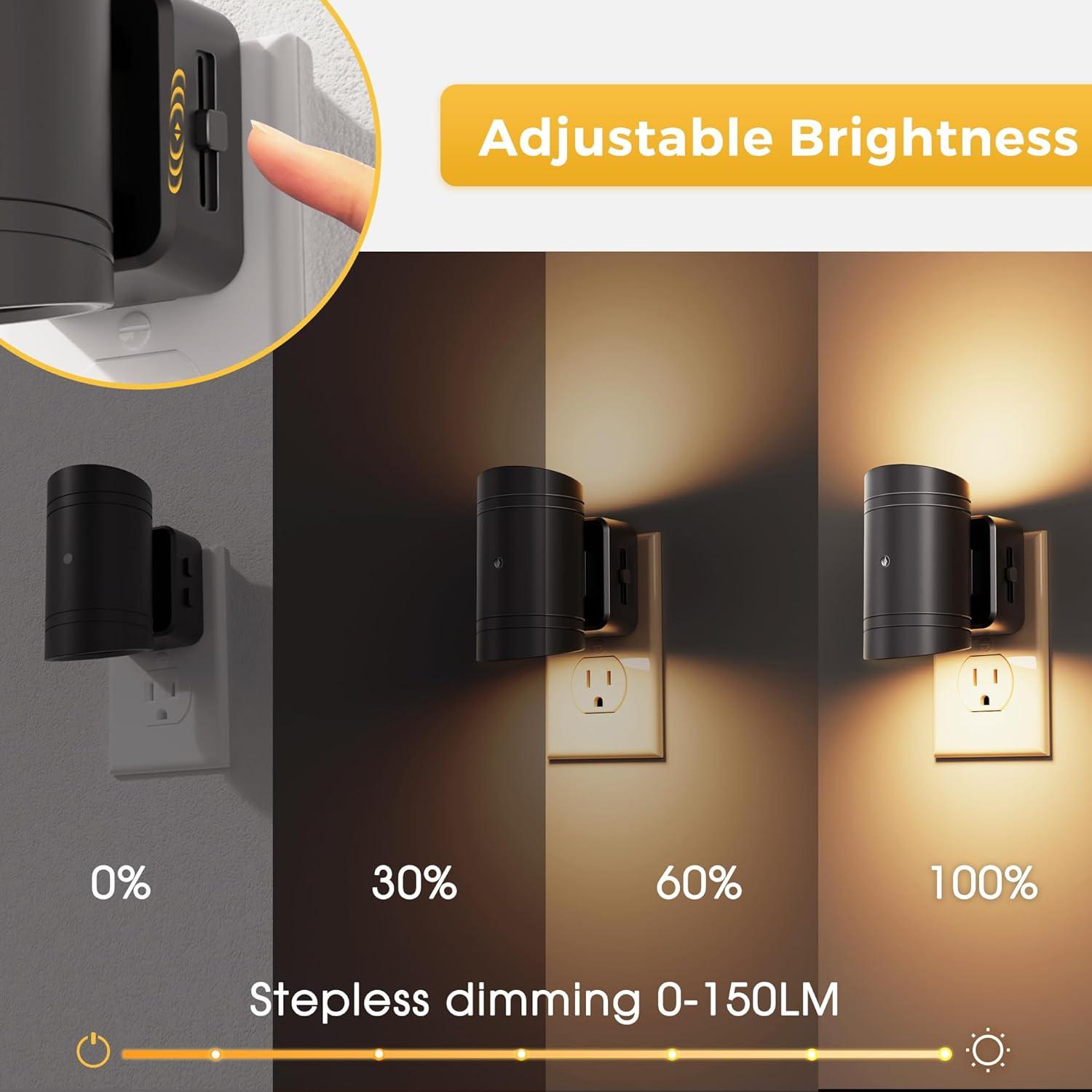 Luz Nocturna LED L LOHAS Regulable 3000K - Paquete de 2