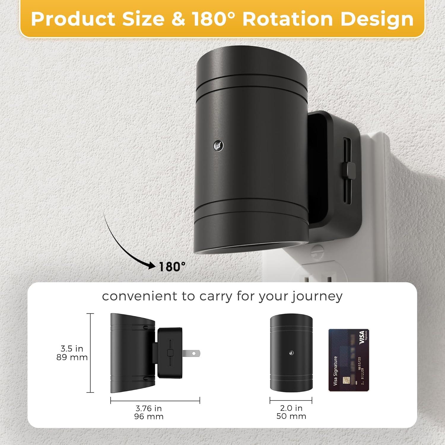 Luz Nocturna LED L LOHAS Regulable 3000K - Paquete de 2