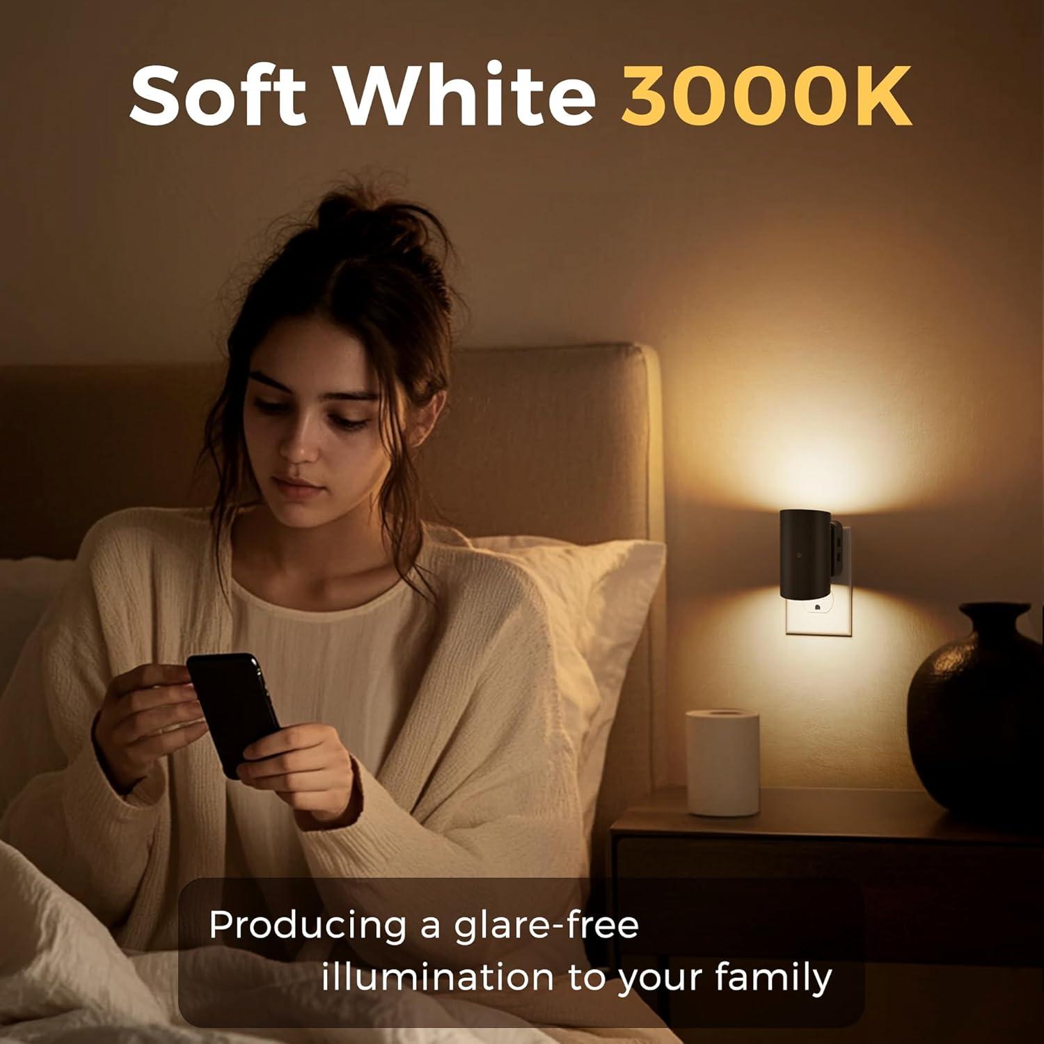 Luz Nocturna LED L LOHAS Regulable 3000K - Paquete de 2