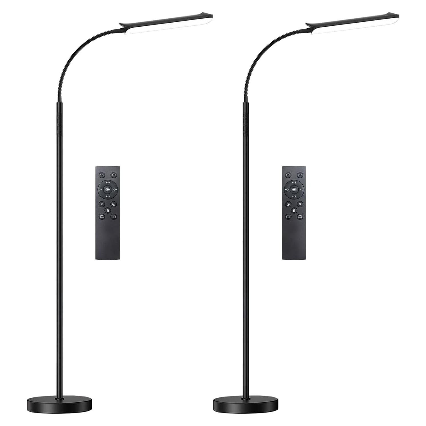 Paquete de 2 Lámparas de Pie LED Marctronic 18W Regulables