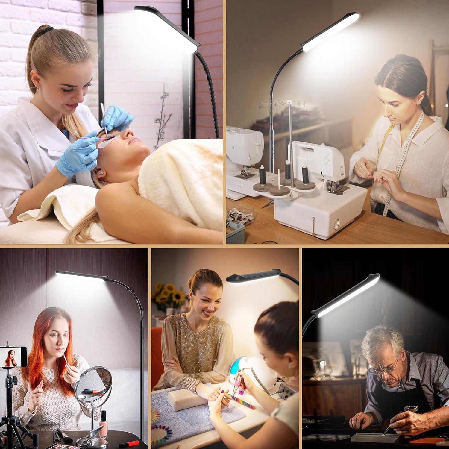 Paquete de 2 Lámparas de Pie LED Marctronic 18W Regulables