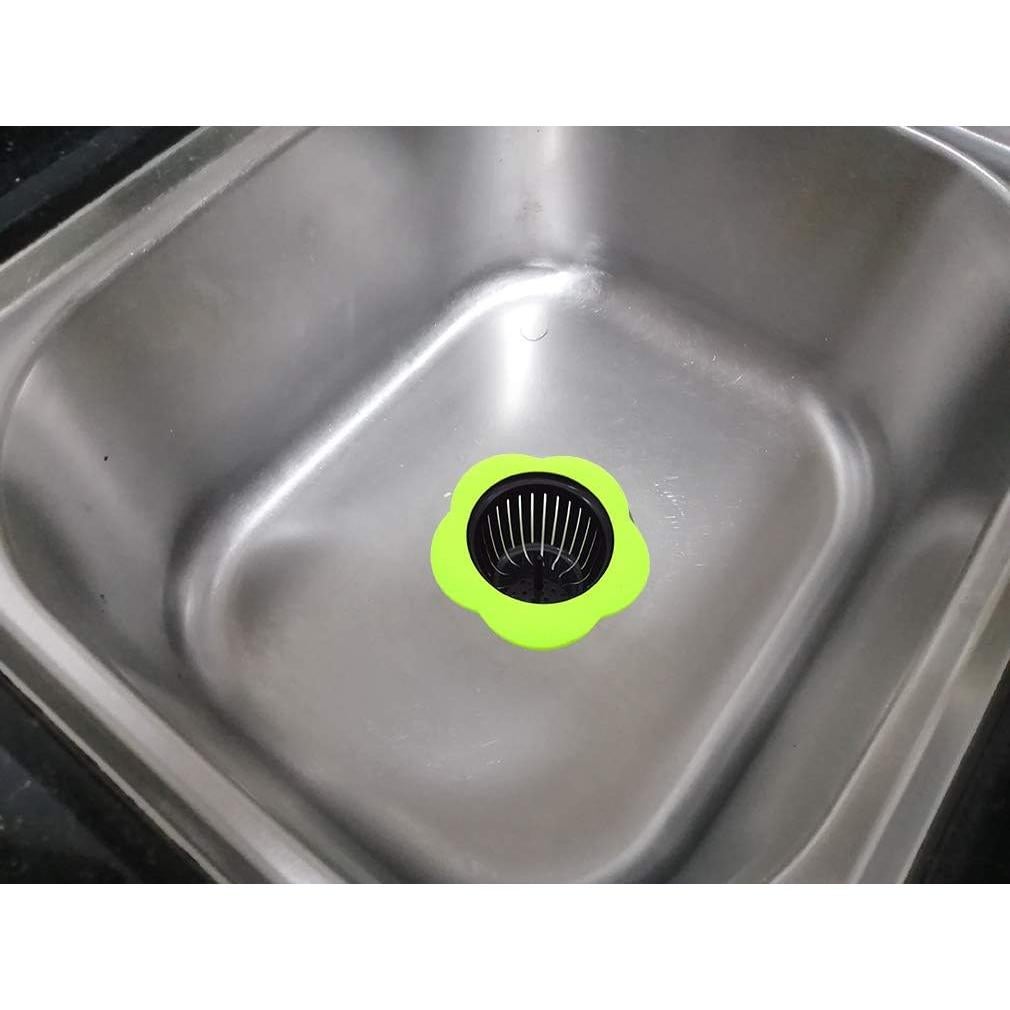 Colador de Fregadero de Silicona Tmflove 2 Piezas Rojo 11.4 cm