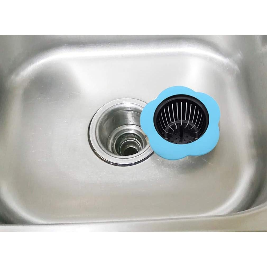 Colador de Fregadero de Silicona Tmflove 2 Piezas Rojo 11.4 cm