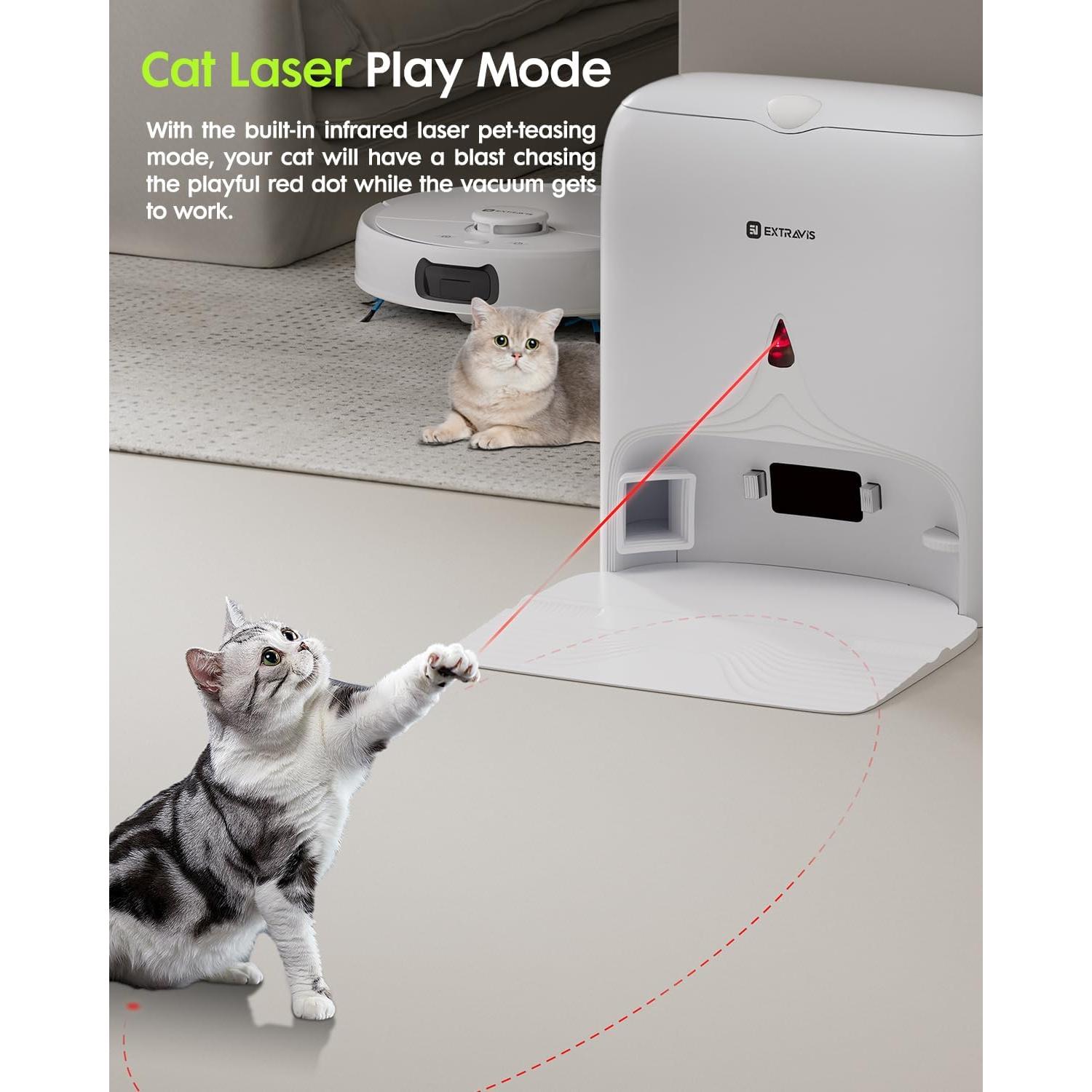 Aspiradora Robótica Extravis V5 8500Pa Autovaciable