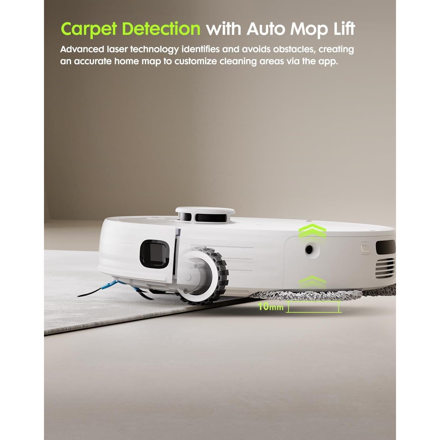 Aspiradora Robótica Extravis V5 8500Pa Autovaciable