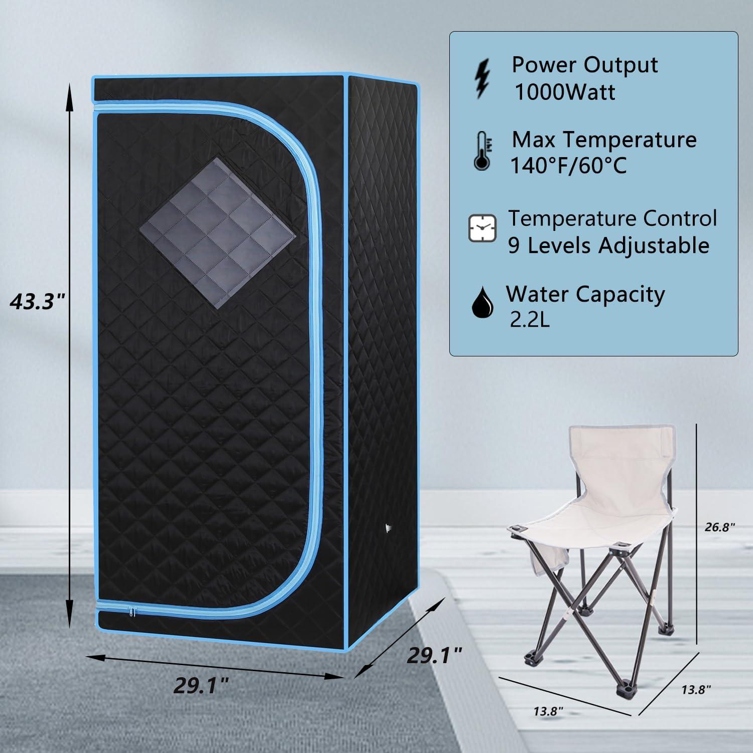 Sauna de Vapor Portátil Hainan Kang 602MS Verde 1000W