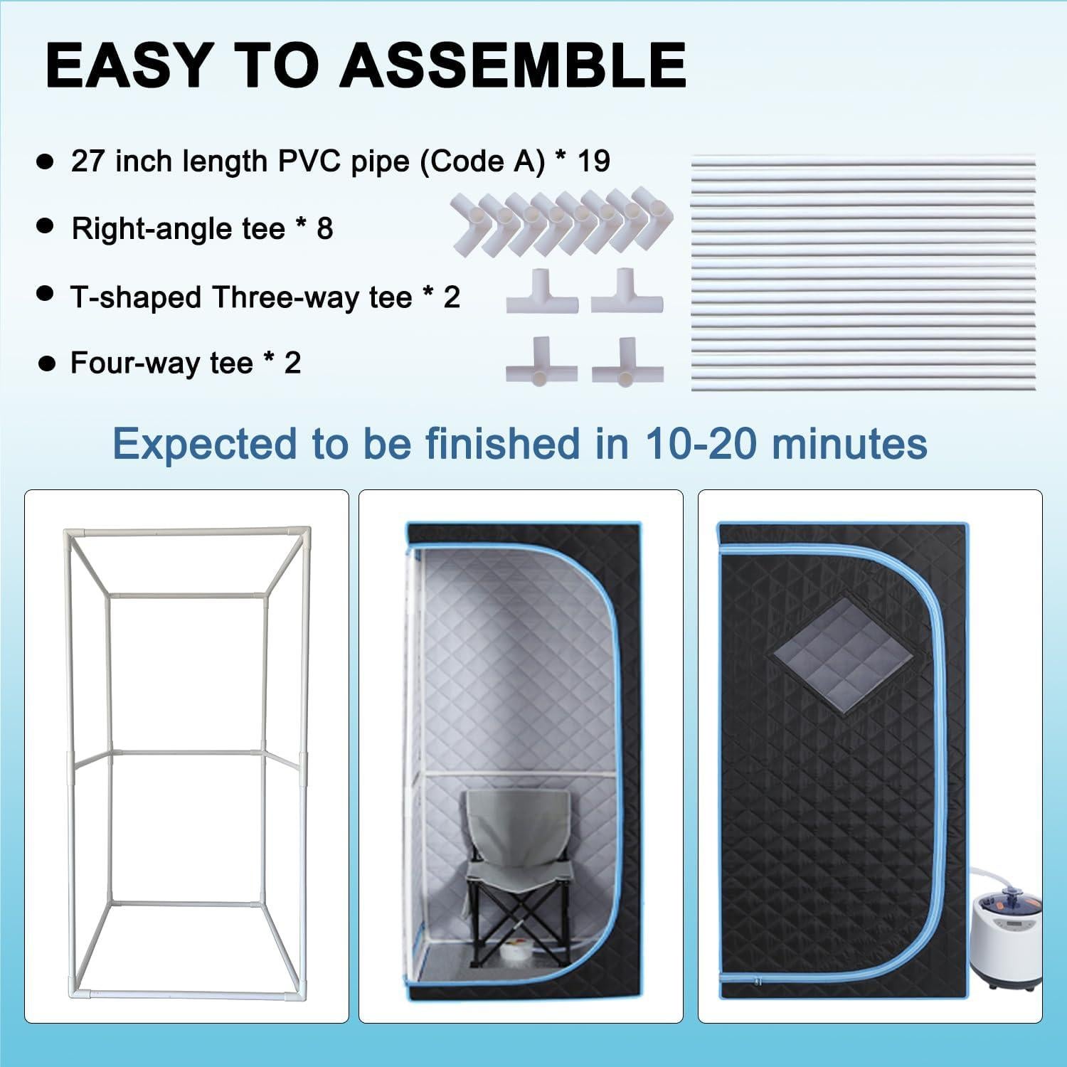 Sauna de Vapor Portátil Hainan Kang 602MS Verde 1000W