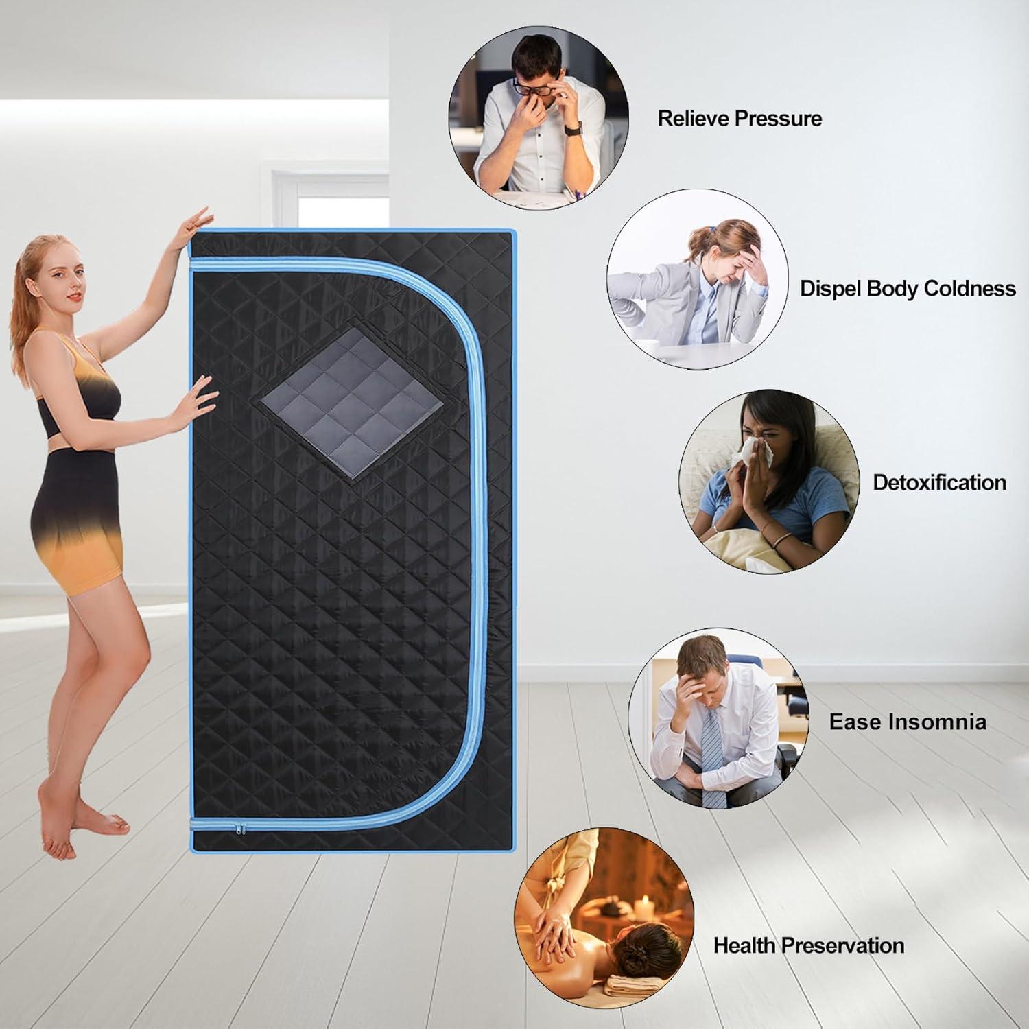 Sauna de Vapor Portátil Hainan Kang 602MS Verde 1000W