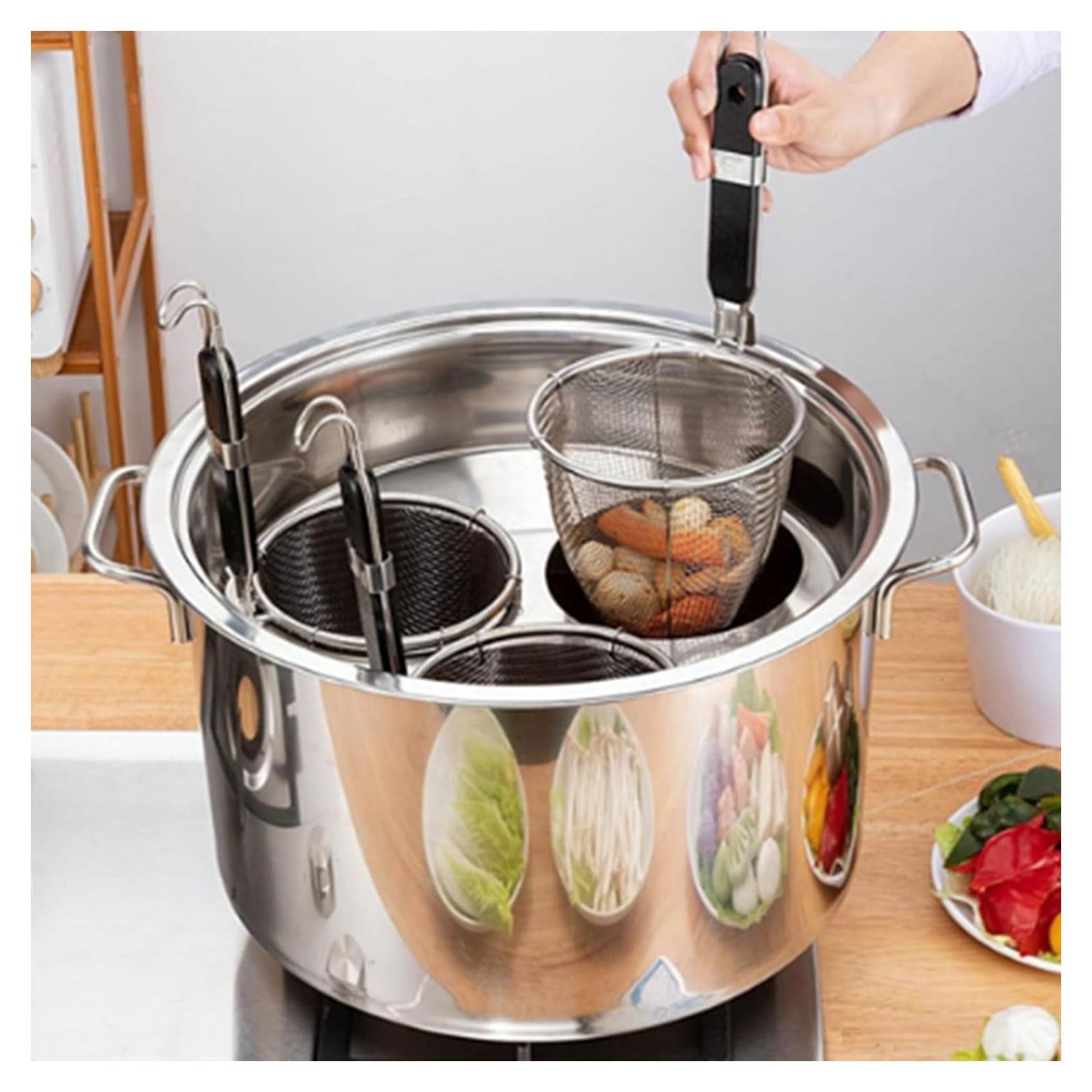 Olla de Pasta Buokaiw con Colador y Tapa - Acero Inoxidable