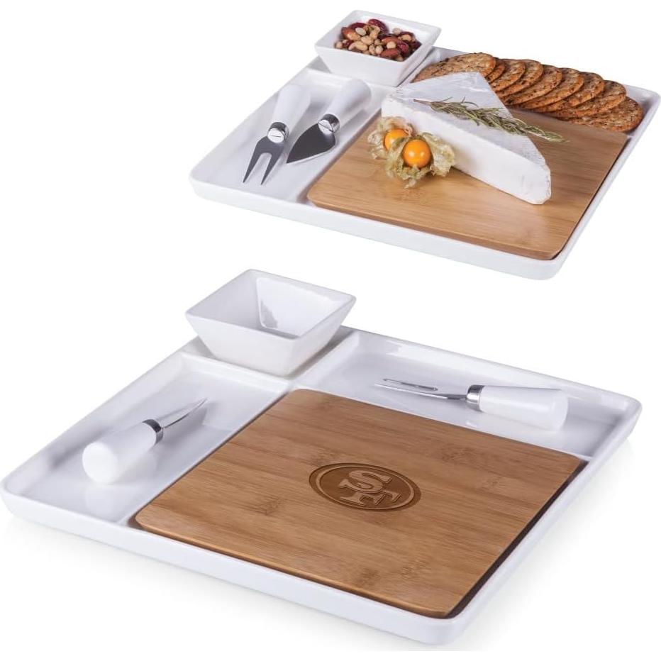 Tabla de Cortar y Servir NFL Picnic Time San Francisco 49ers