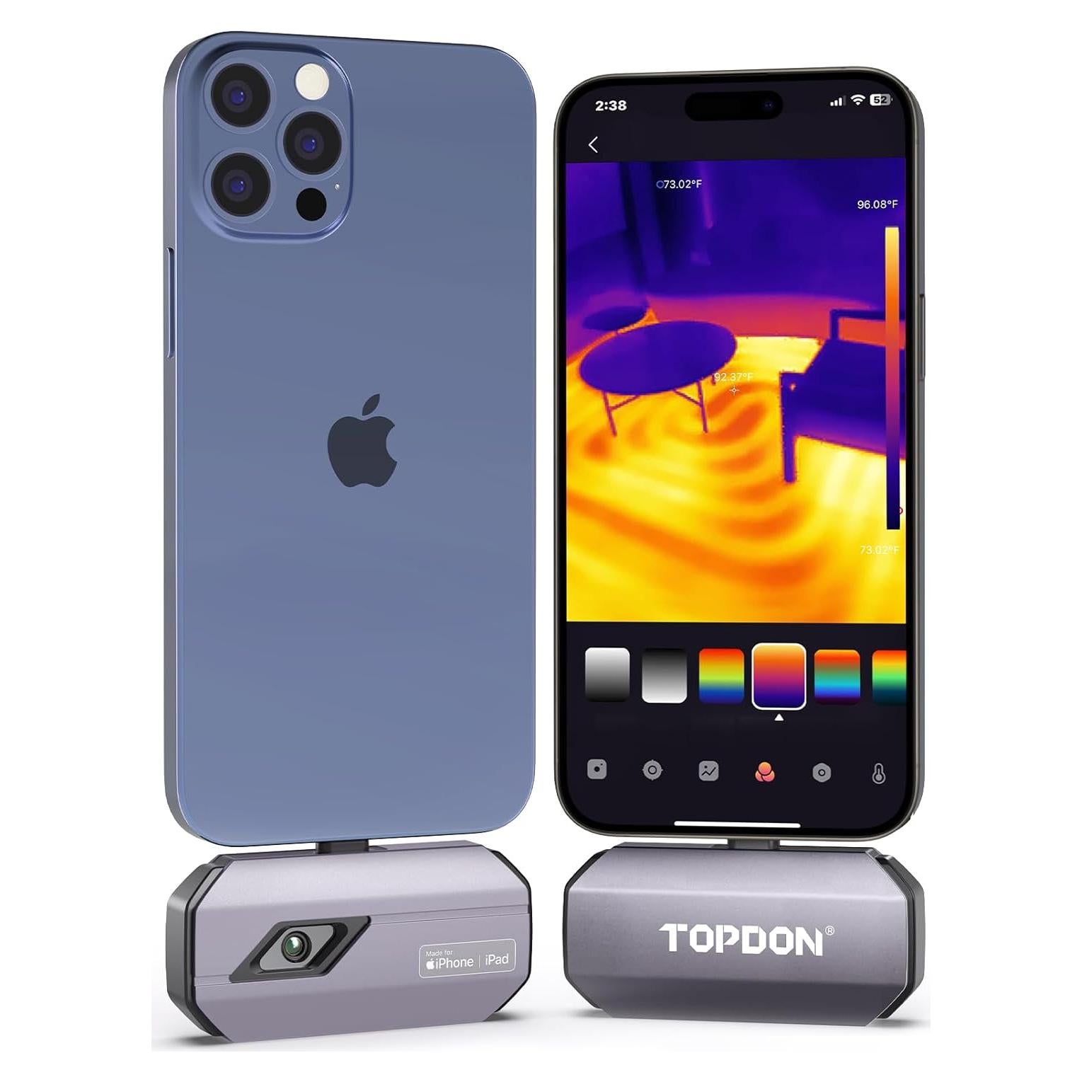 Cámara Térmica TOPDON TC002C, 512x384, USB-C para iPhone