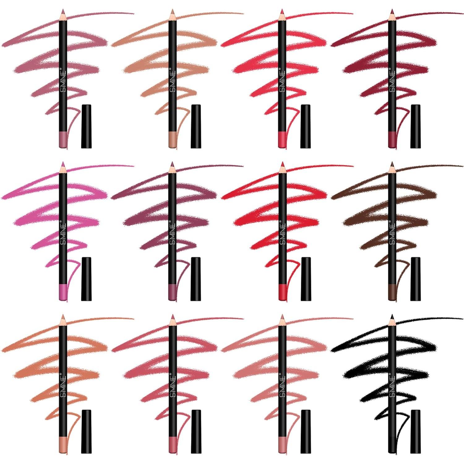 Conjunto de Lápices Labiales Mate IS'MINE - 12 Colores Alta Pigmentación