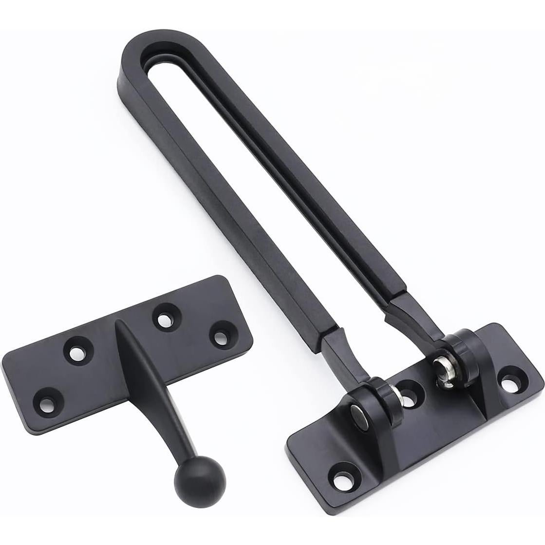 Guardia de Cerradura de Seguridad Ekris para Puerta Negra