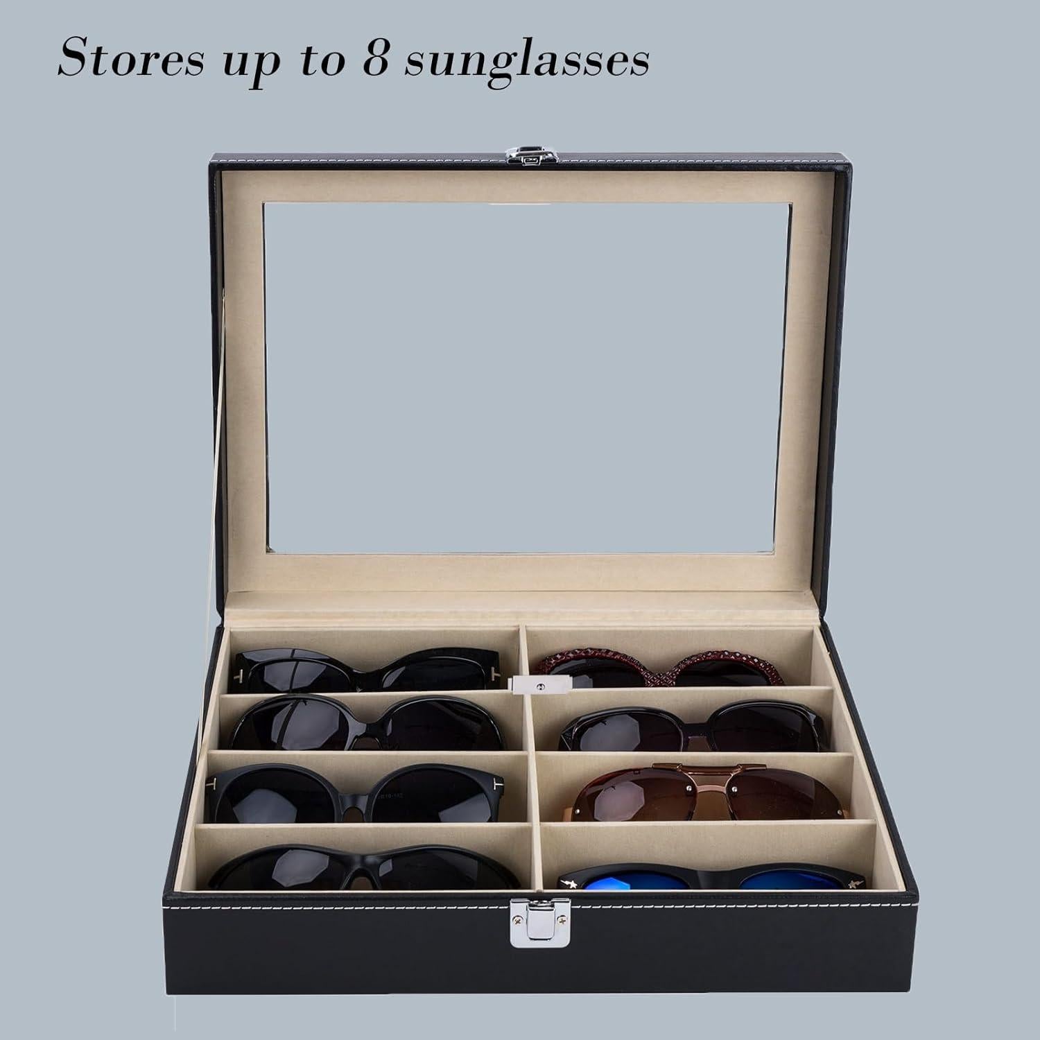 Estuche de Almacenamiento para Gafas AUTOARK Negro 34x24.5 cm