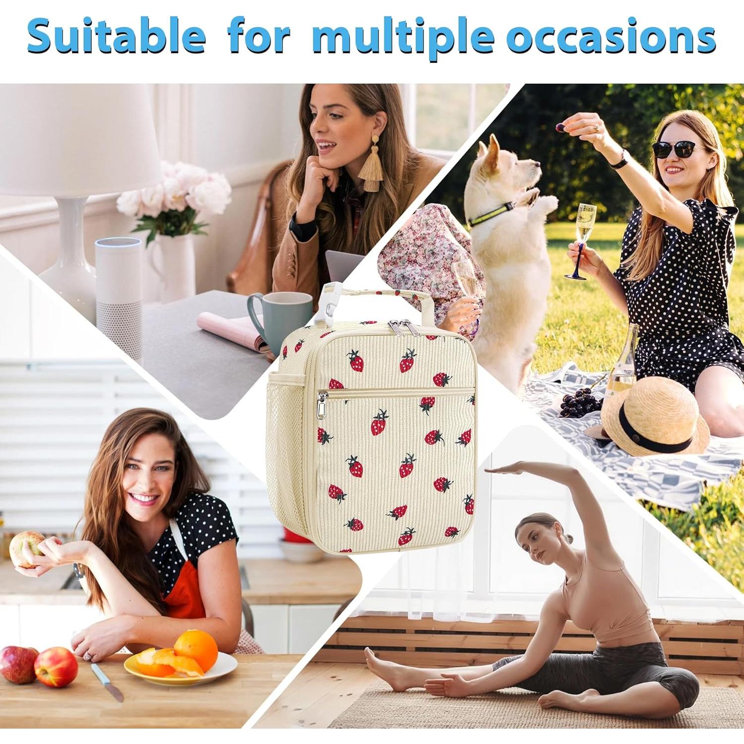 Bolso de Almuerzo Aislado RLGPBON 10L Casual Fruta