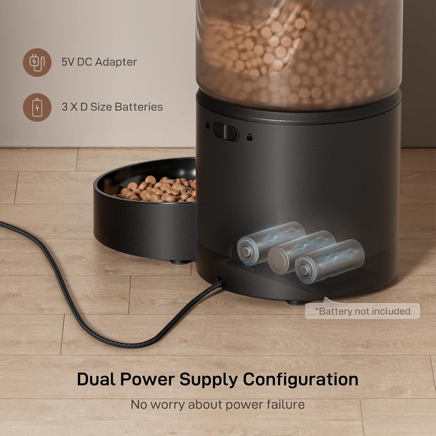 Comedero Automático IMIPAW 3L para Gatos con 6 Comidas