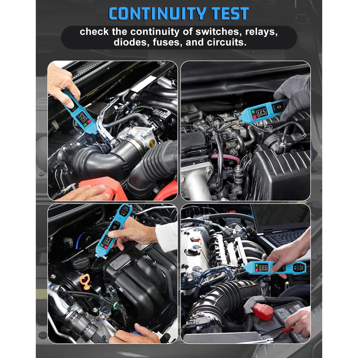 Probador de Circuito Automotriz Multifuncional Invtux 3.5-36V